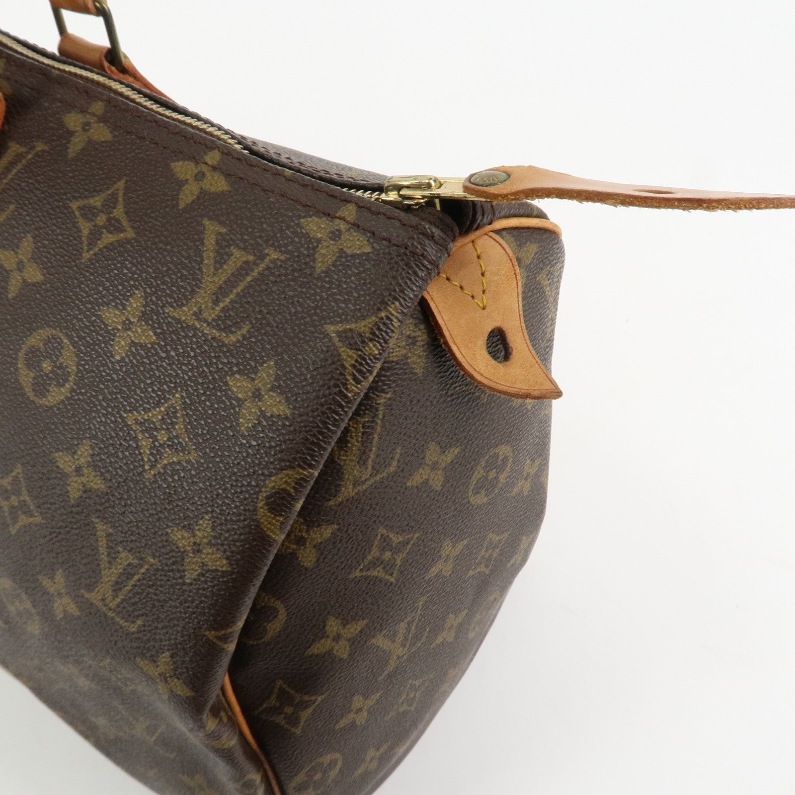Louis Vuitton Monogram Speedy 40 Hand Bag Boston Bag Brown M41522
