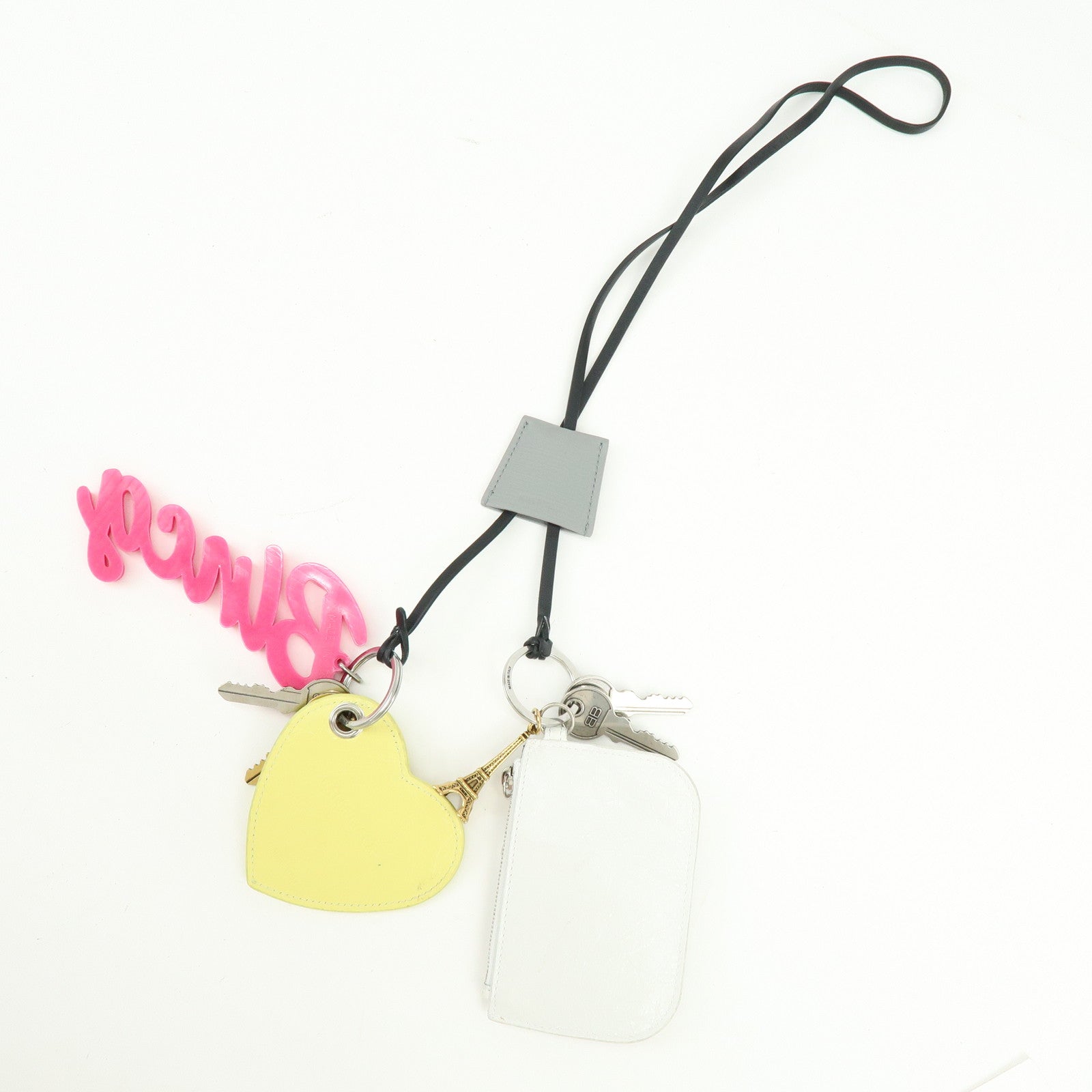 BALENCIAGA Le Cagole Girly Bag Charm Key Chain 7956572AA9D1191