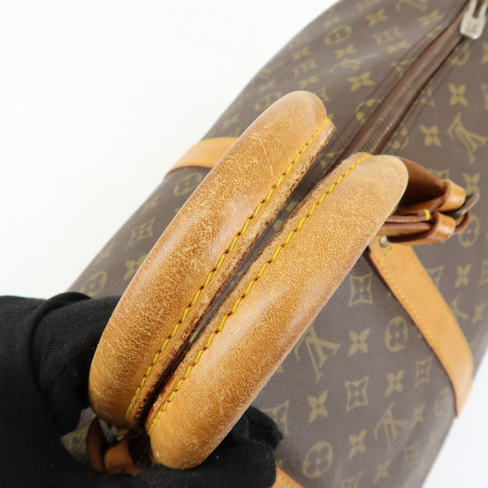 Louis Vuitton Monogram Keep All 55 Boston Bag Brown M41424