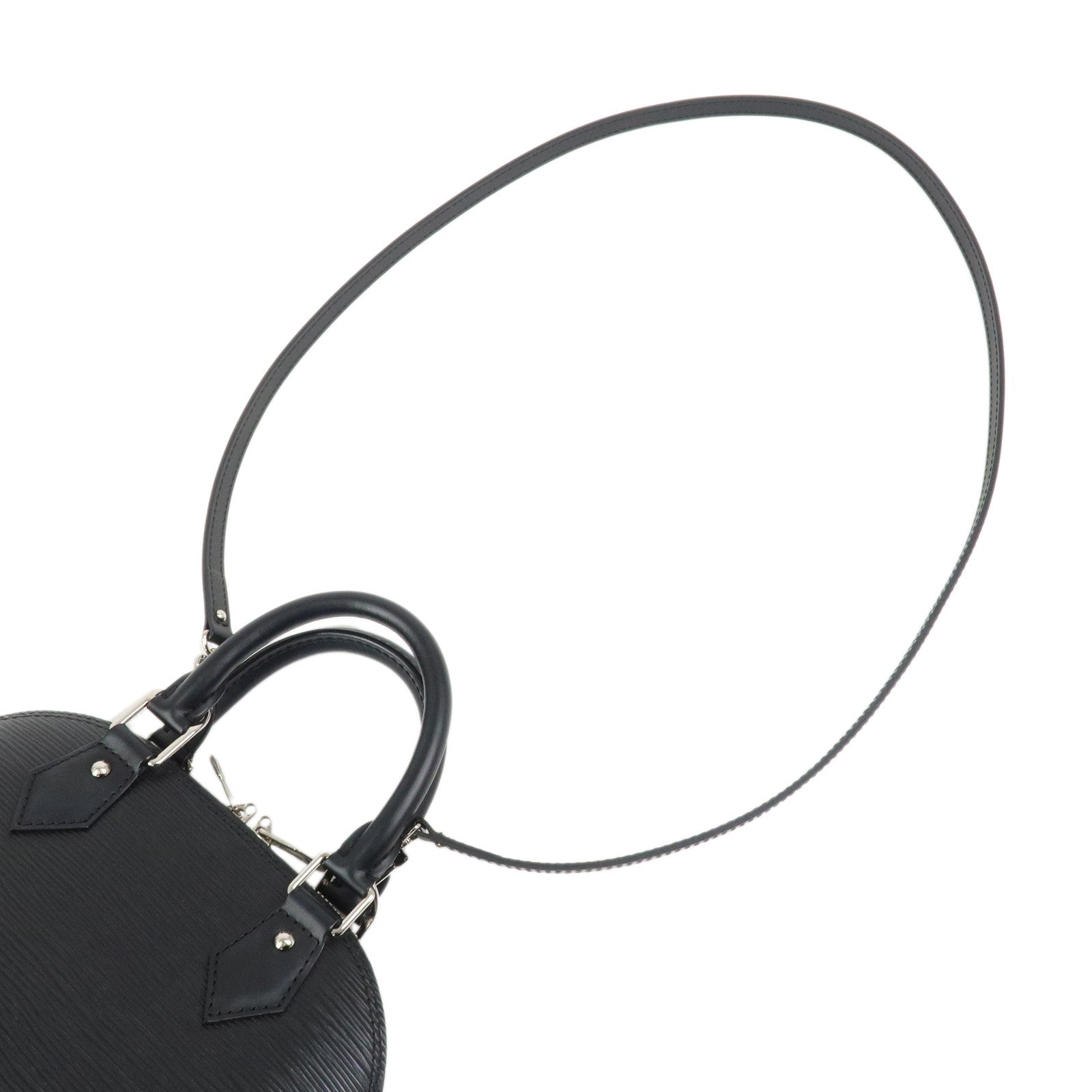 Louis Vuitton Epi Alma BB 2Way Hand Bag Shoulder Bag Noir M40862