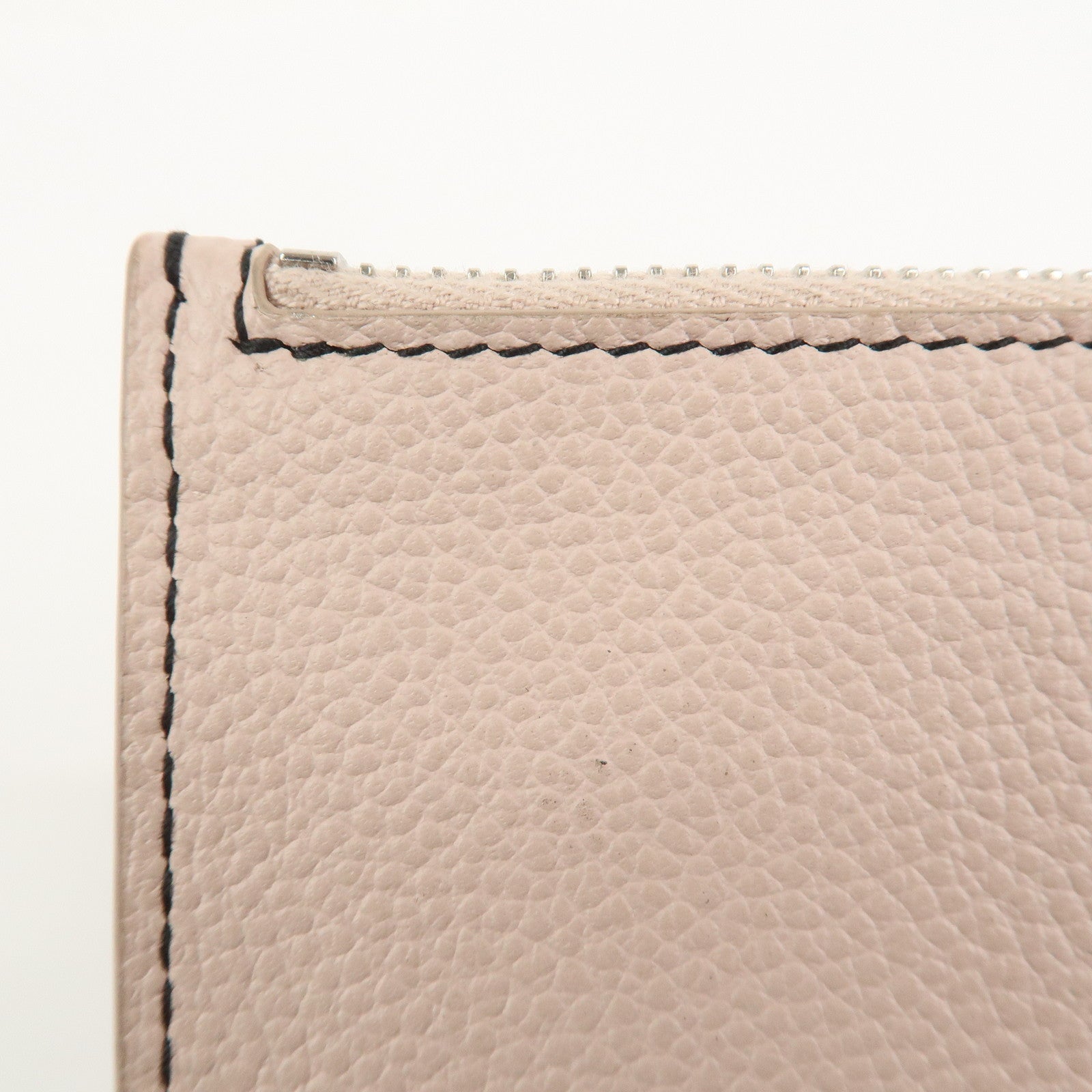 SAINT LAURENT PARIS Leather Card Case Card Holder Light Pink 458583