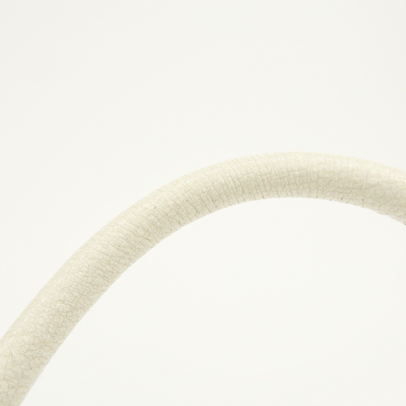 Ferragamo Leather Shoulder Bag Hand Bag White