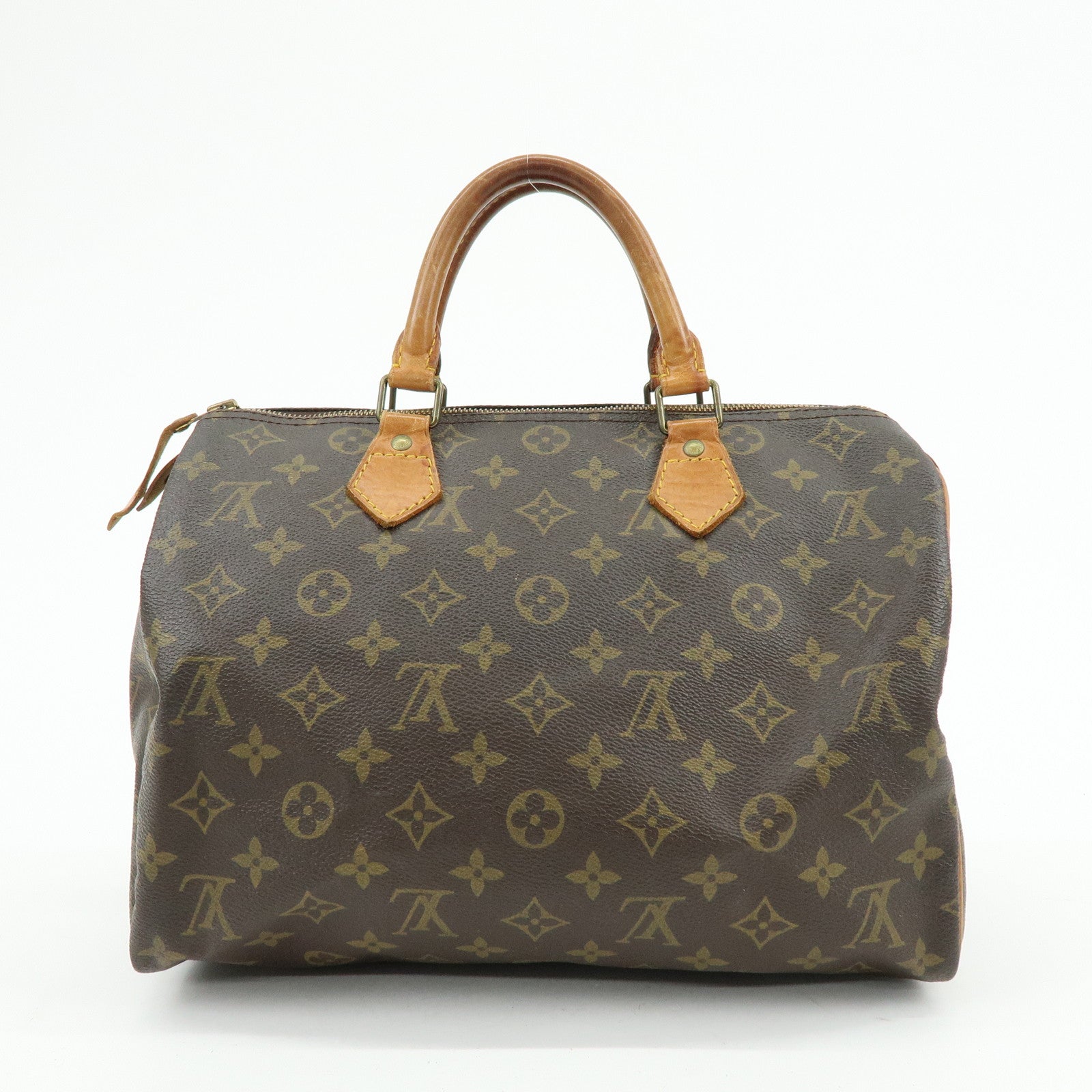 Louis Vuitton Monogram Speedy 30 Boston Bag Hand Bag Brown M41526