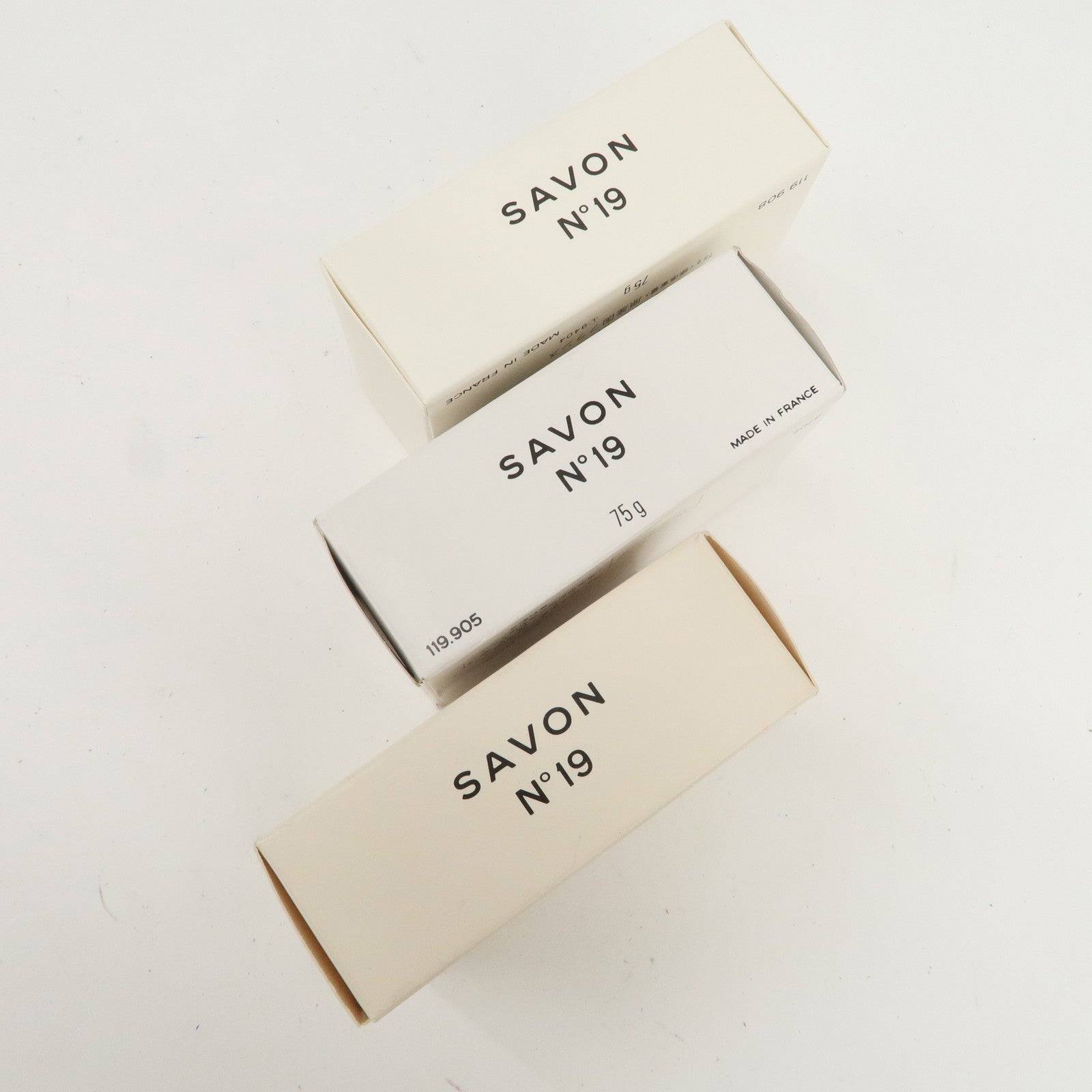 CHANEL Set of 5 Savon No5 No19 Bar Soap