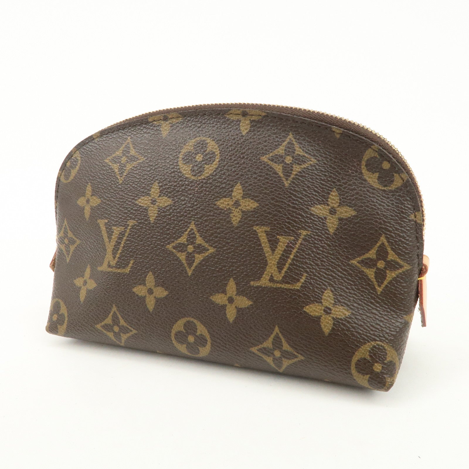 Louis Vuitton Monogram Pochette Cosmetic Pouch Brown M47515