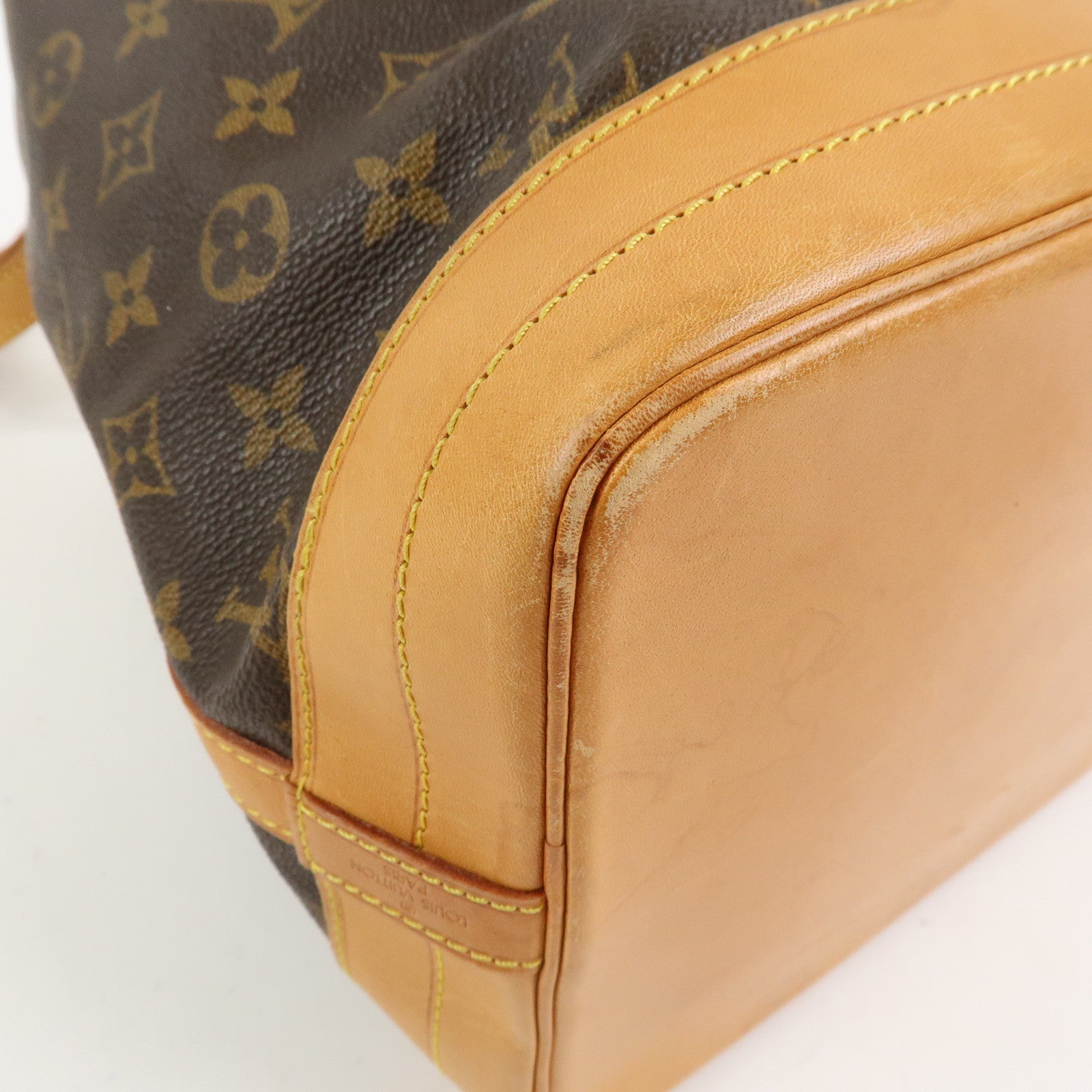 Louis Vuitton Monogram Noe Shoulder Bag Hand Bag Brown M42224