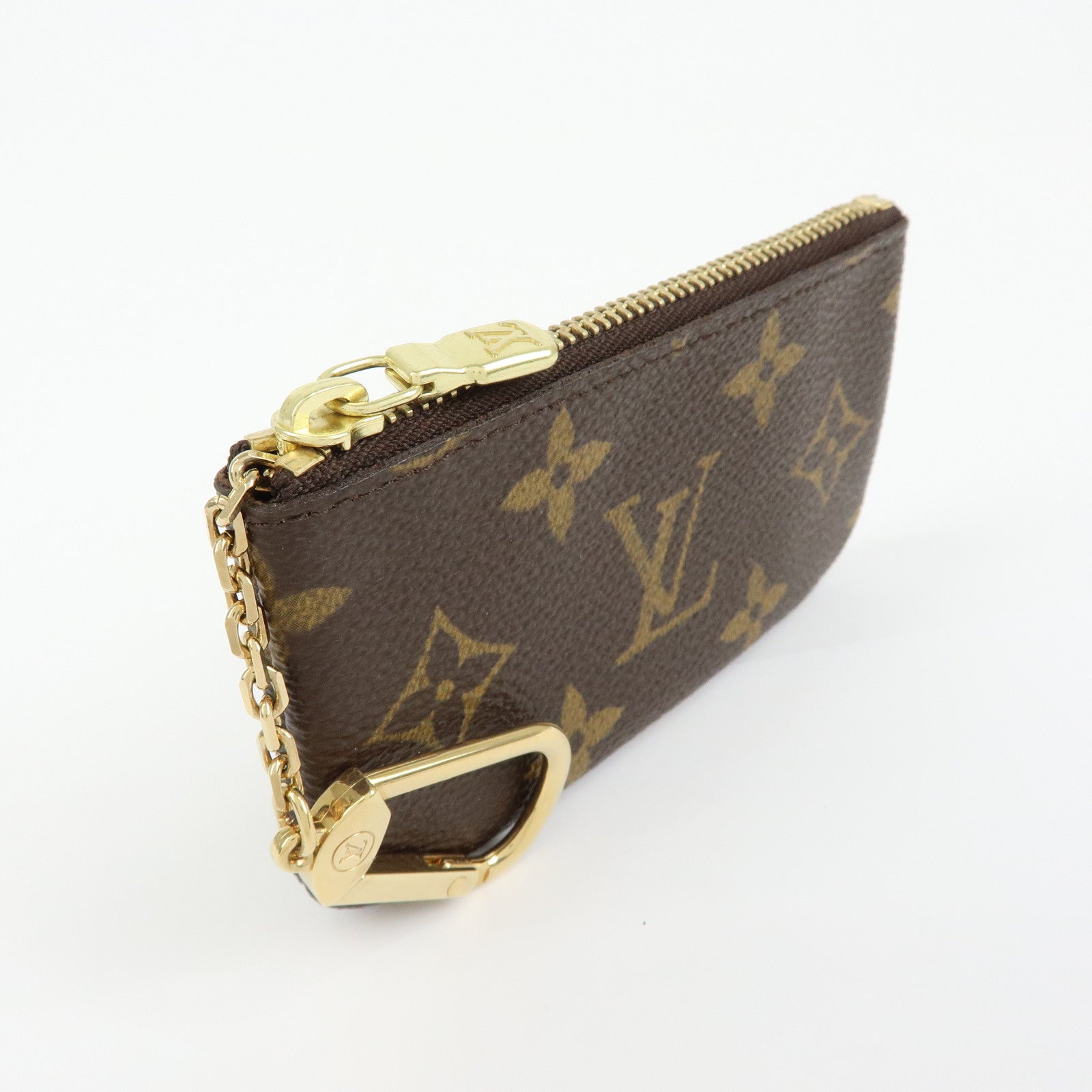 Louis Vuitton Monogram Pochette Cles Coin Case Key Case M62650