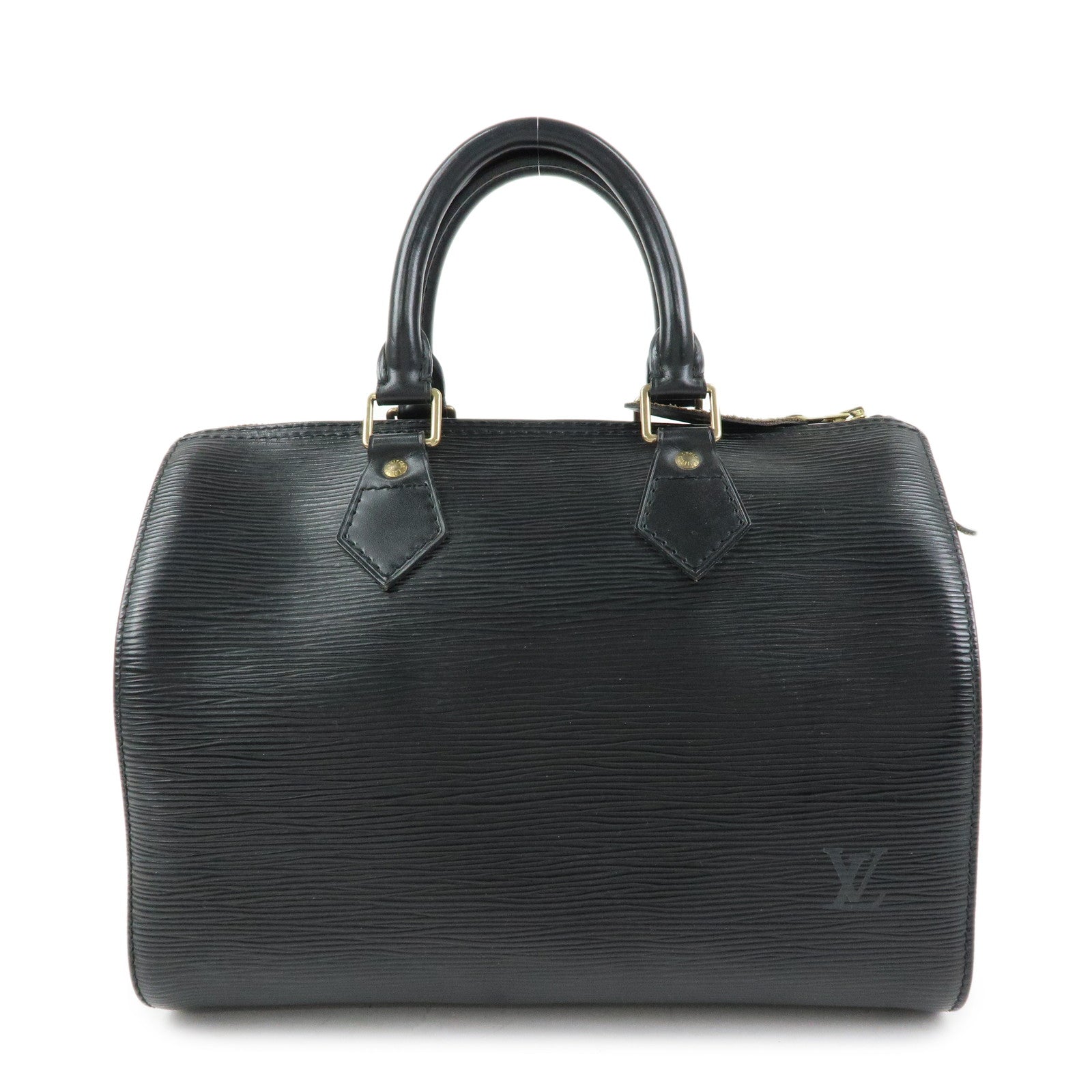 Louis Vuitton Epi Speedy 25 Boston Bag Hand Bag Noir Black M43012