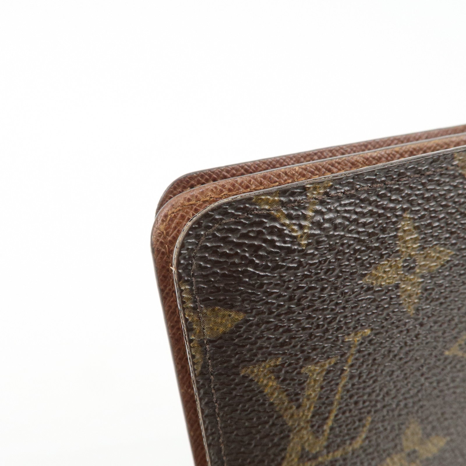 Louis Vuitton Monogram Porte Papier Zip Bi-fold Wallet Brown M61207