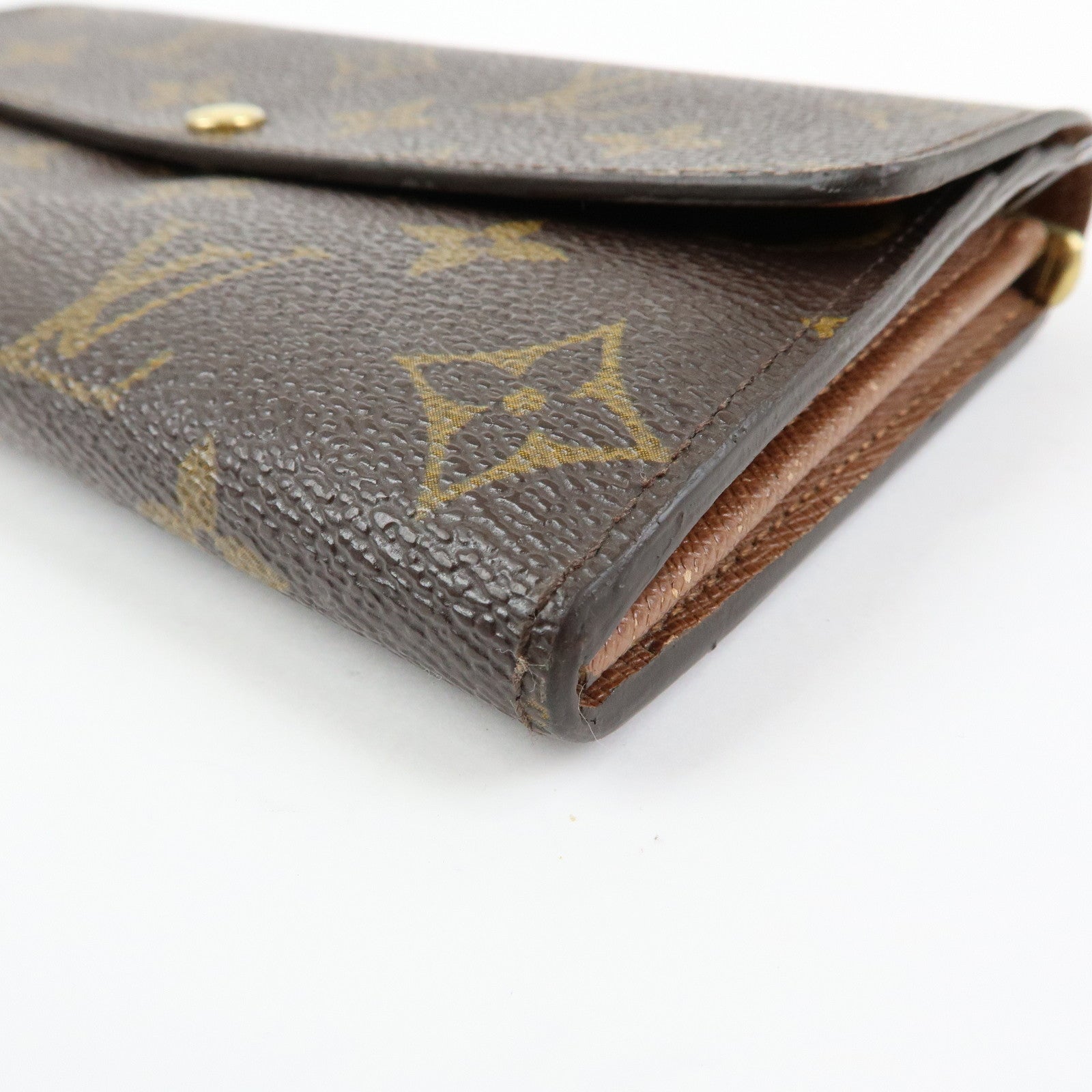 Louis Vuitton Monogram Portefeuille Sarah Long Wallet Brown M61734