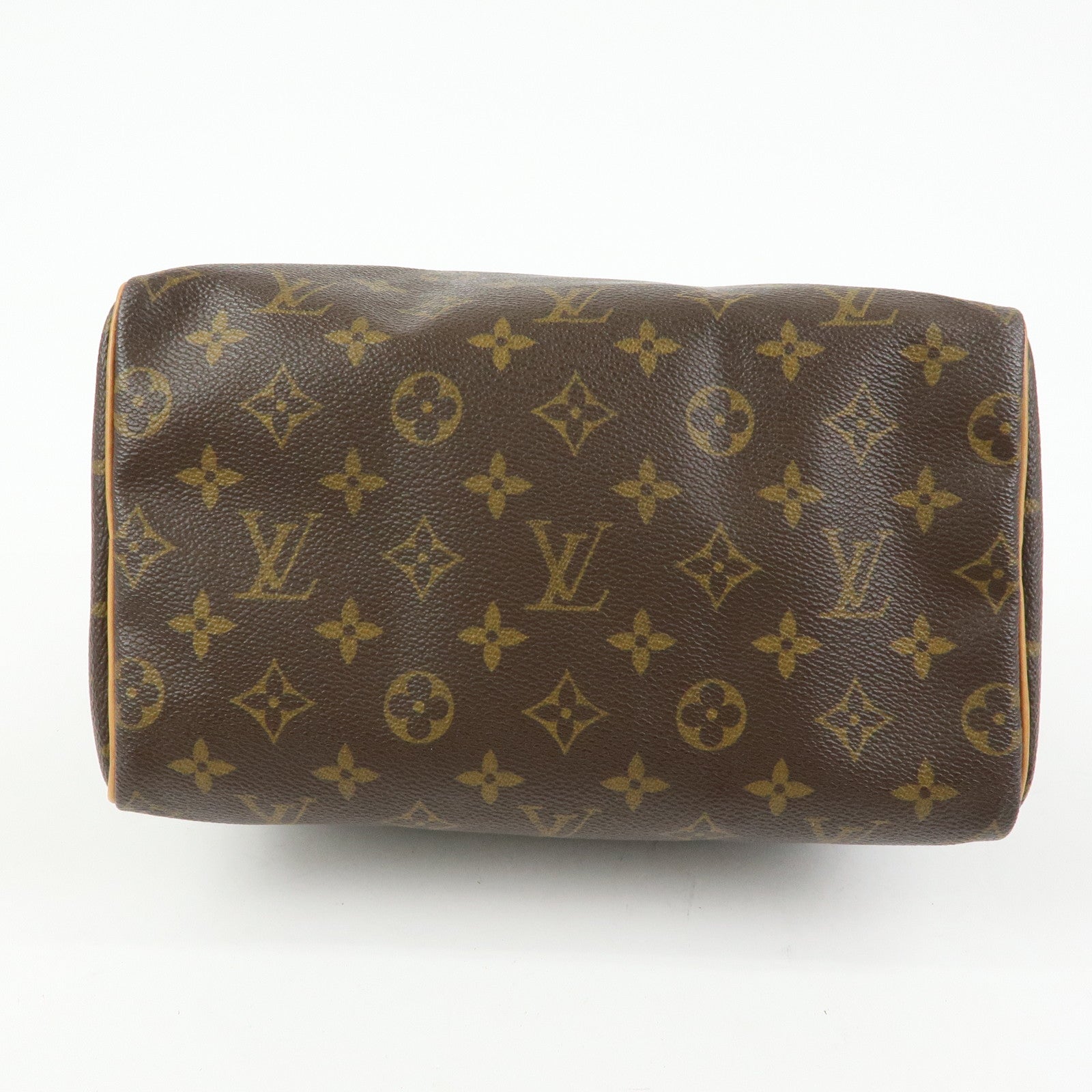Louis Vuitton Monogram Speedy 25 Boston Bag Hand Bag Brown M41528