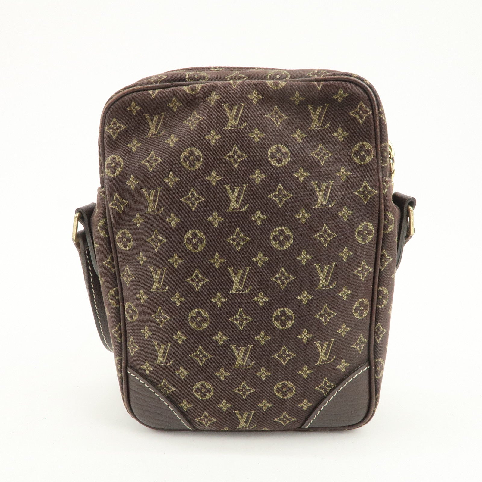Louis Vuitton Monogram Mini Lin Danube Shoulder Bag Brown M95228
