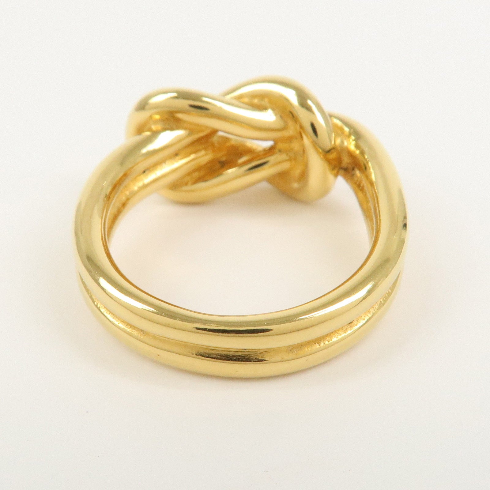 HERMES Atame Metal Scarf Ring Scarf Charm Gold