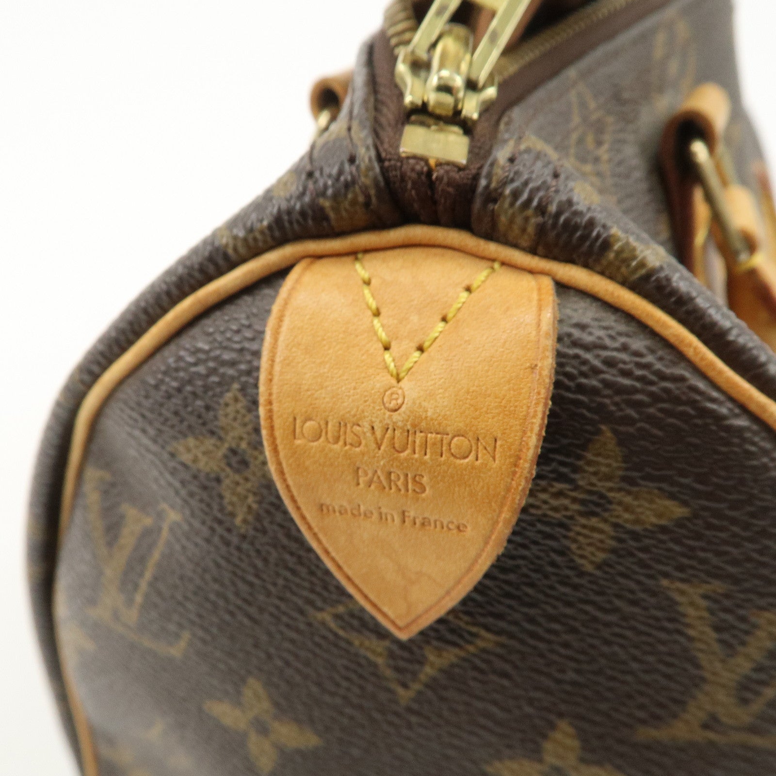 Louis Vuitton Monogram Speedy 25 Boston Bag Hand Bag Brown M41528