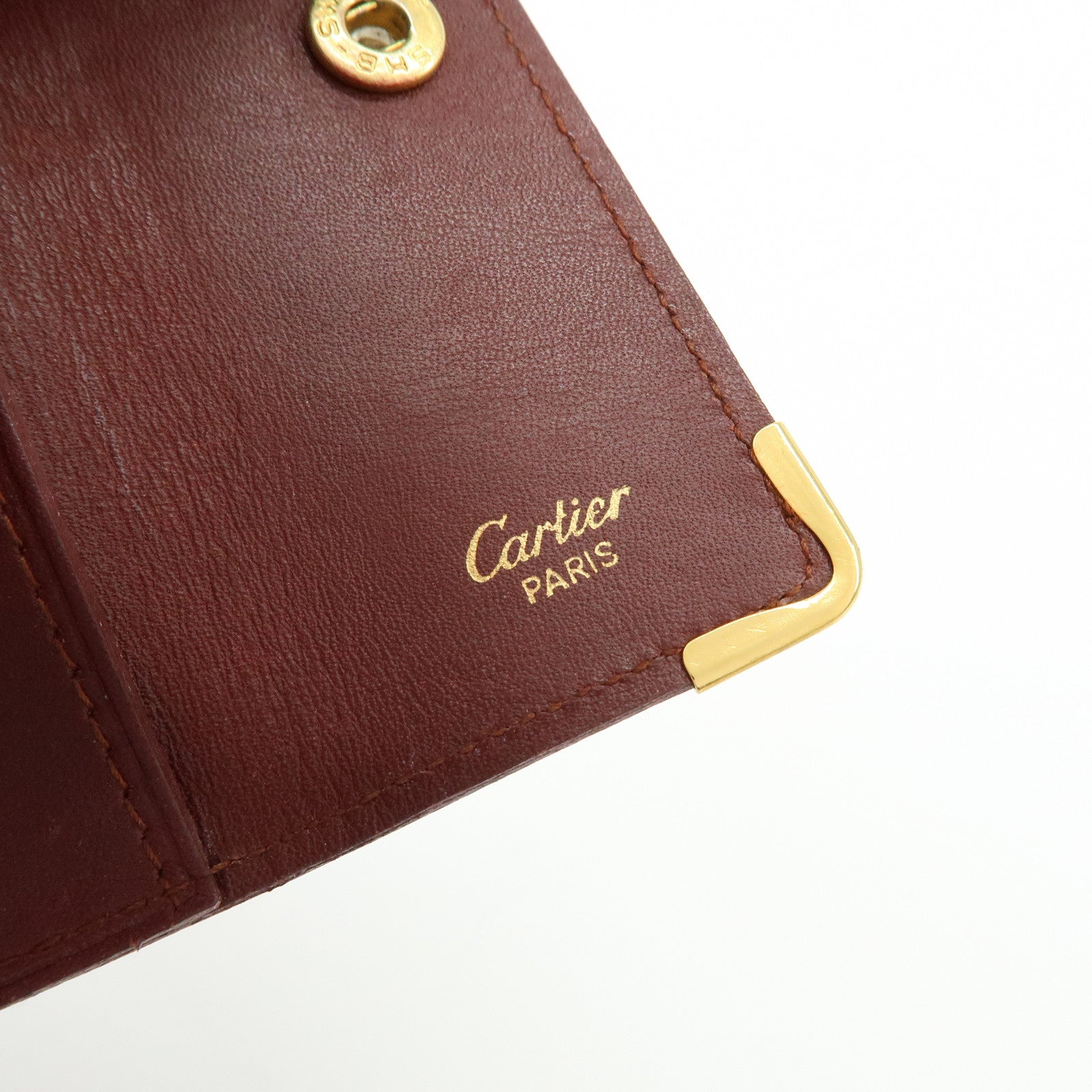 Cartier Must de Cartier Set of 3 Calf Skin Wallet 4Ring Key Case