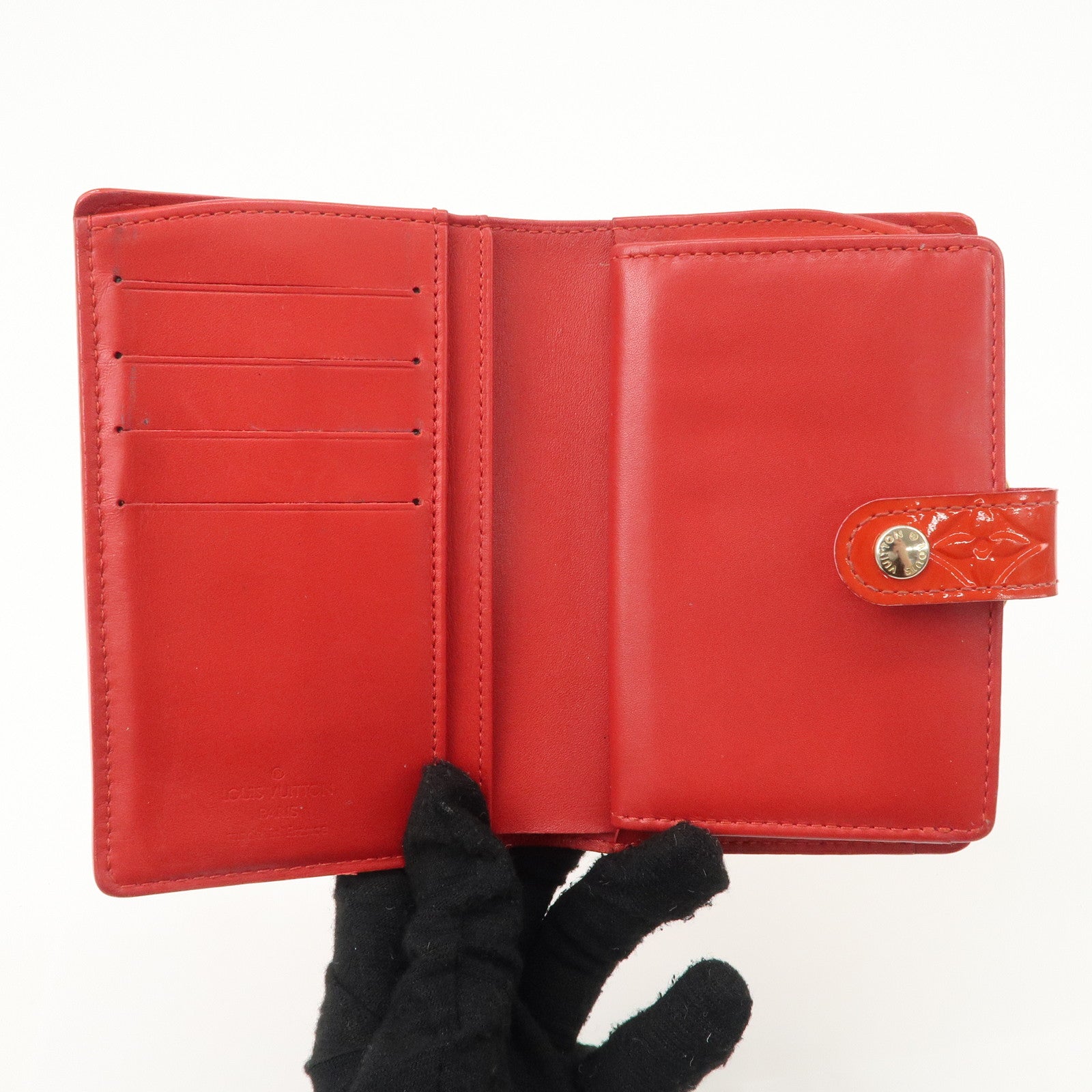 Louis Vuitton Monogram Vernis Set of 2 Wallet M9141F Used