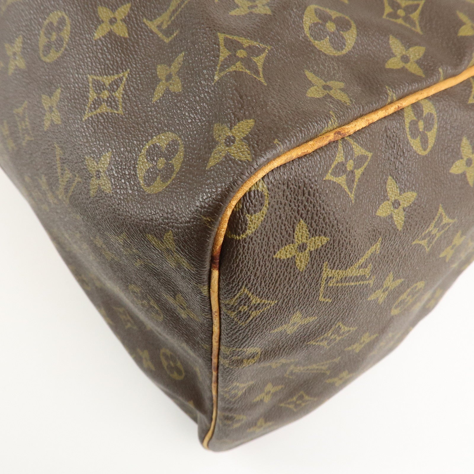 Louis Vuitton Monogram Keep All 60 Boston Bag Brown M41422 Used
