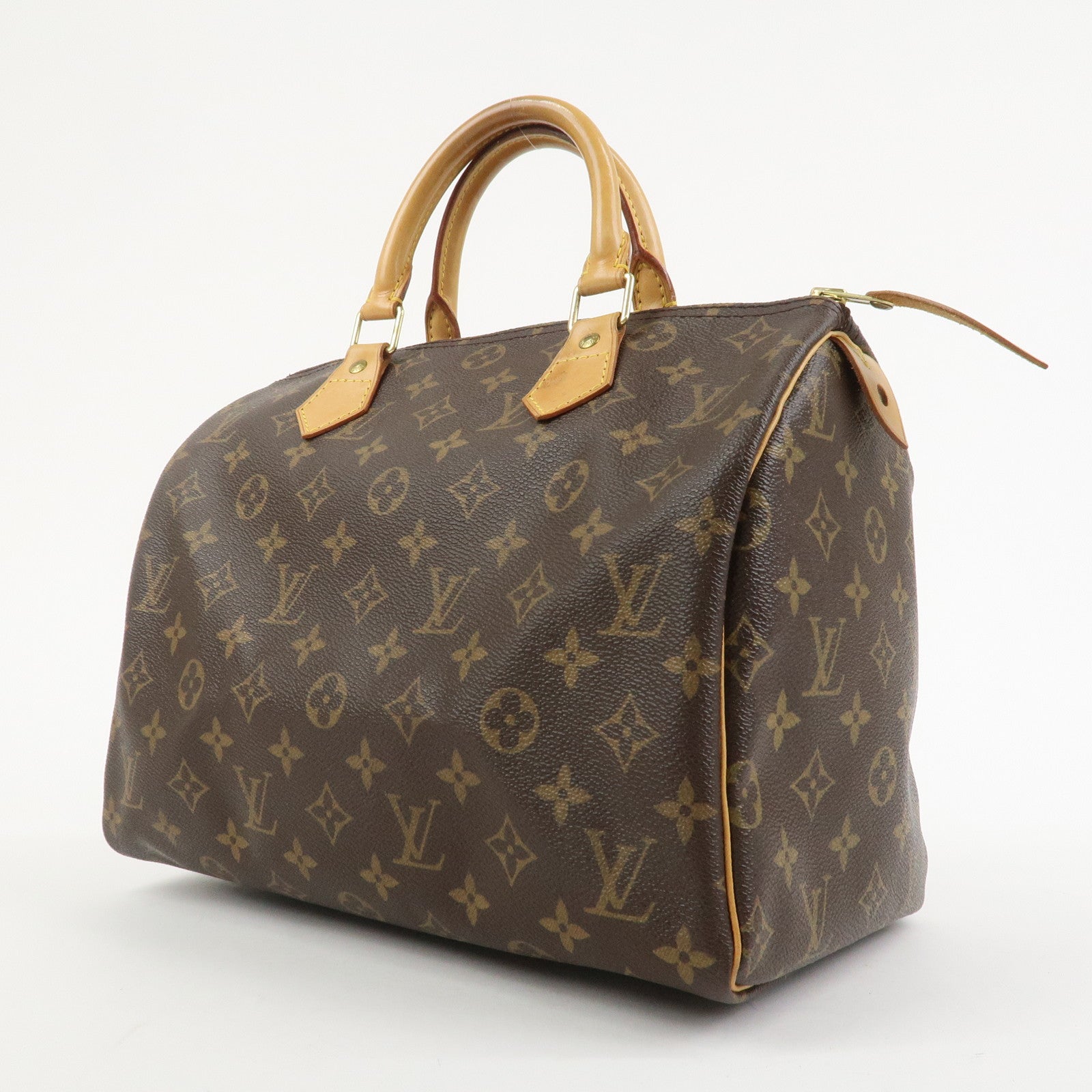 Louis Vuitton Monogram Speedy 30 Boston Bag Hand Bag Brown M41526