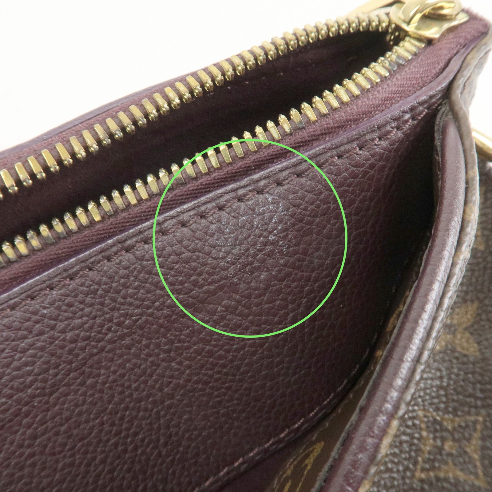 Louis Vuitton Monogram Pallas 2Way Hand Bag Aurore M40906