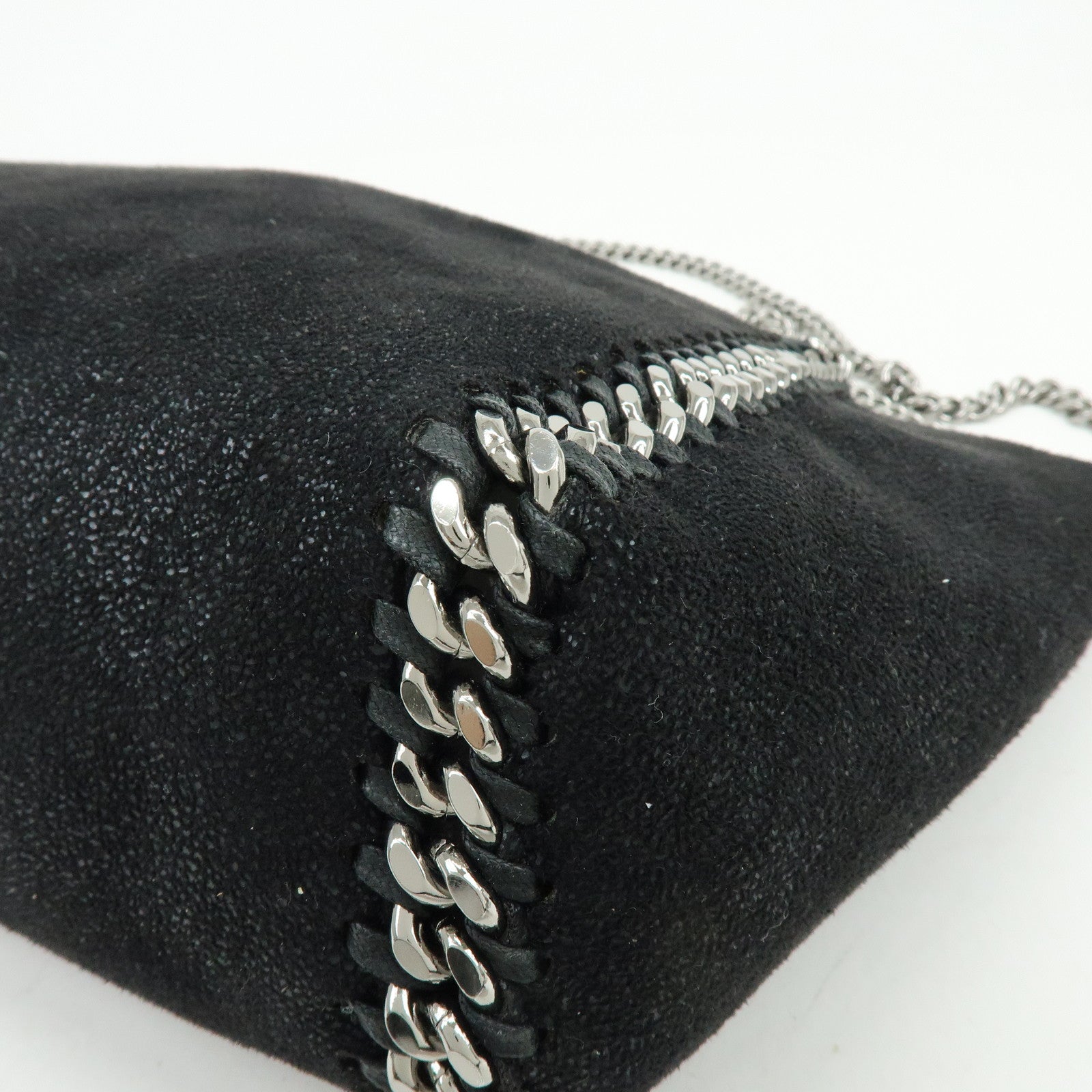 STELLA MCCARTNEY Falabella Polyester 2Way Bag Black Yellow