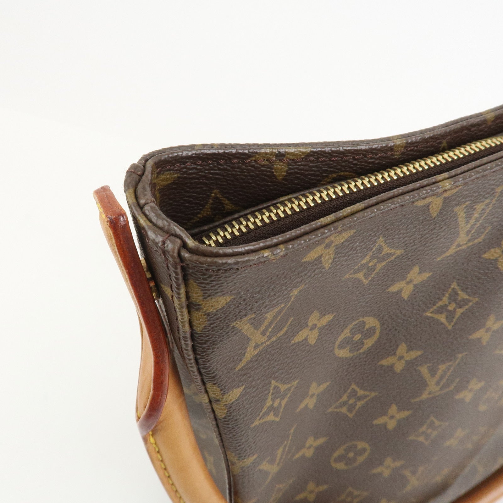 Louis Vuitton Monogram Looping GM Shoulder Bag Brown M51145