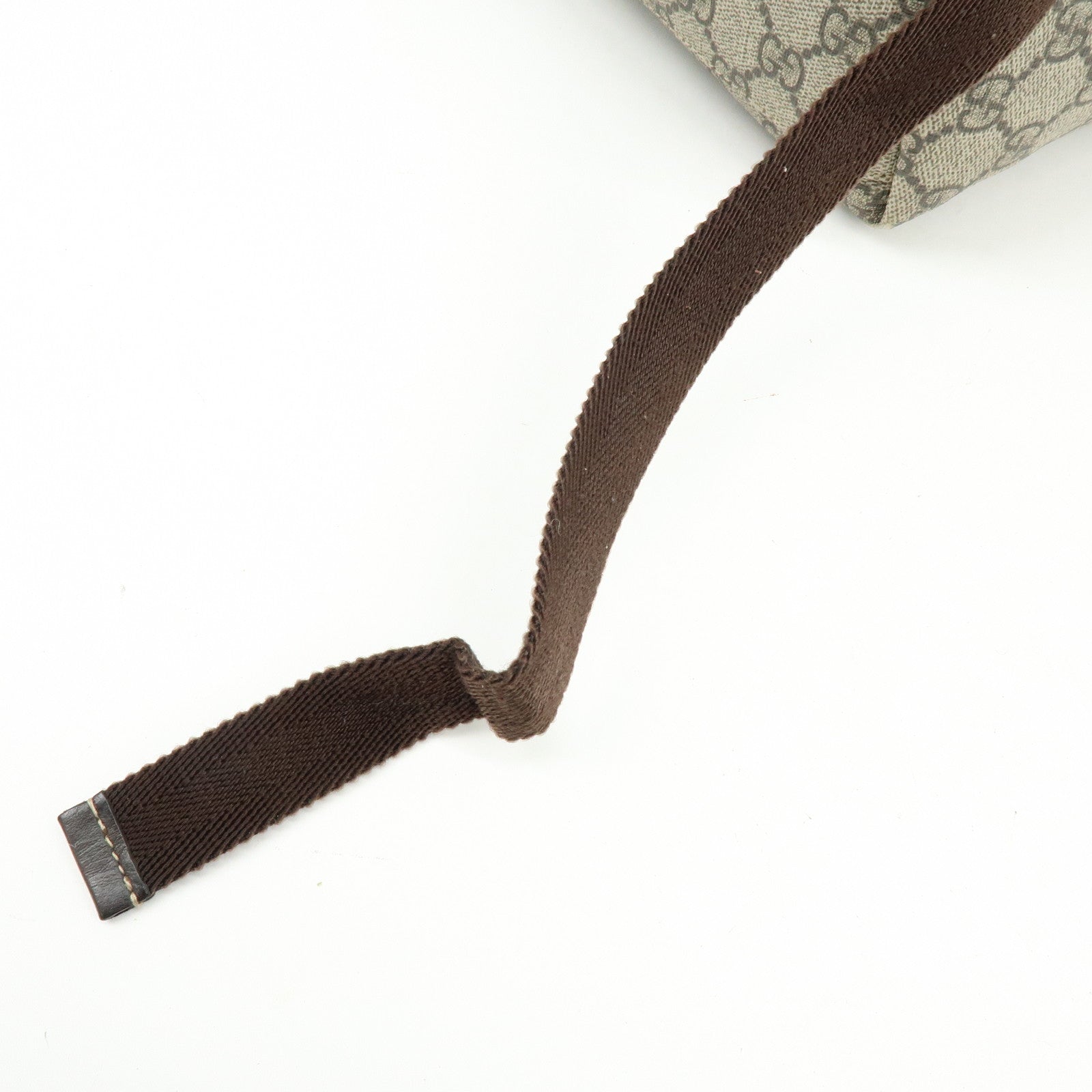 GUCCI Childrens GG Supreme Leather Backpack Beige Brown 271327