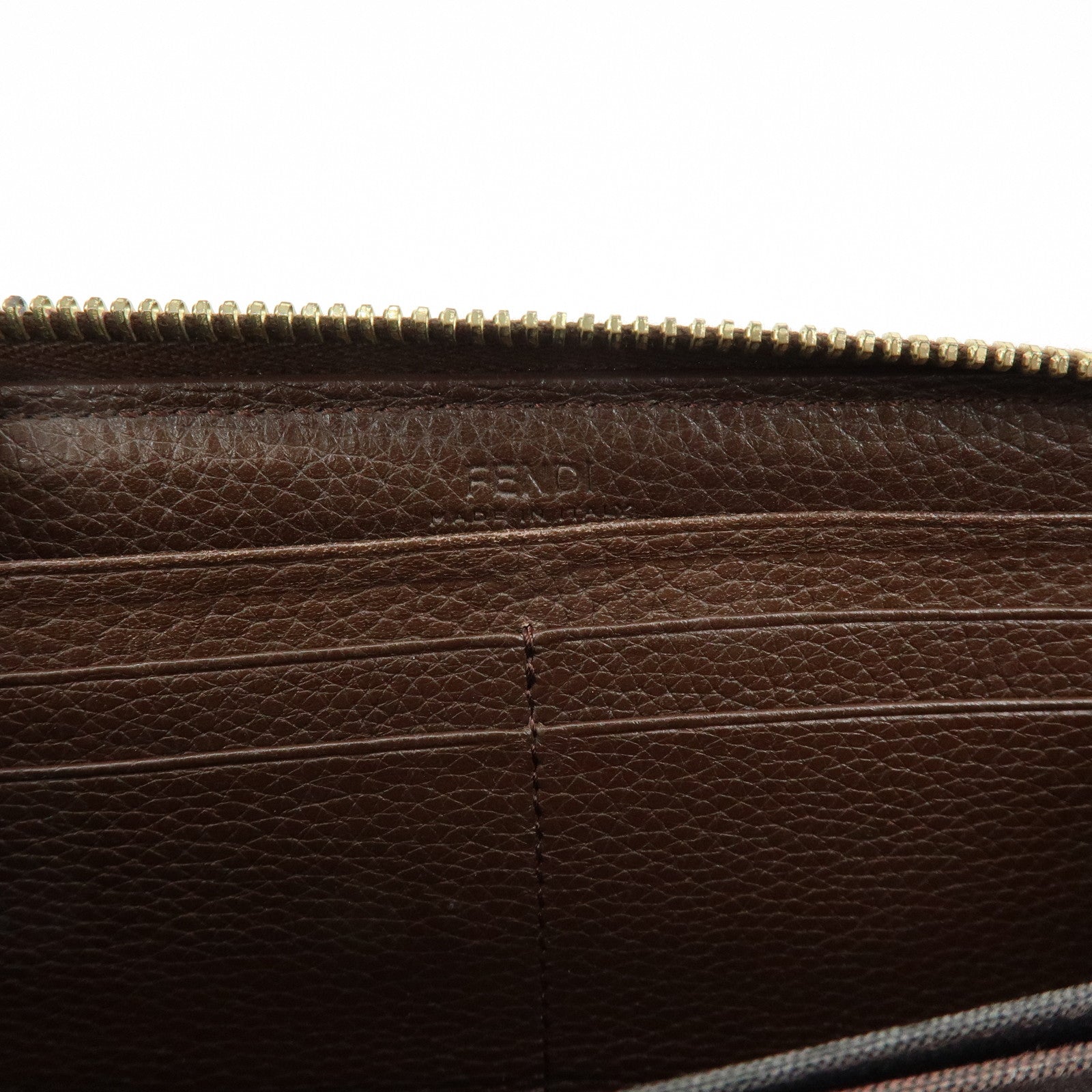FENDI Zucca Set of 2 Canvas Compact Wallet Long Wallet 30729
