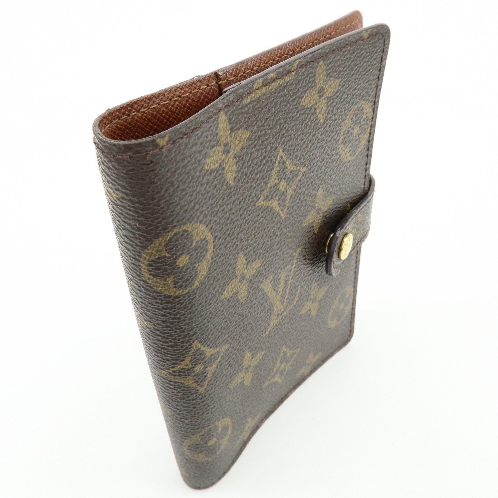 Louis Vuitton Monogram Agenda PM Planner Cover Brown R20005