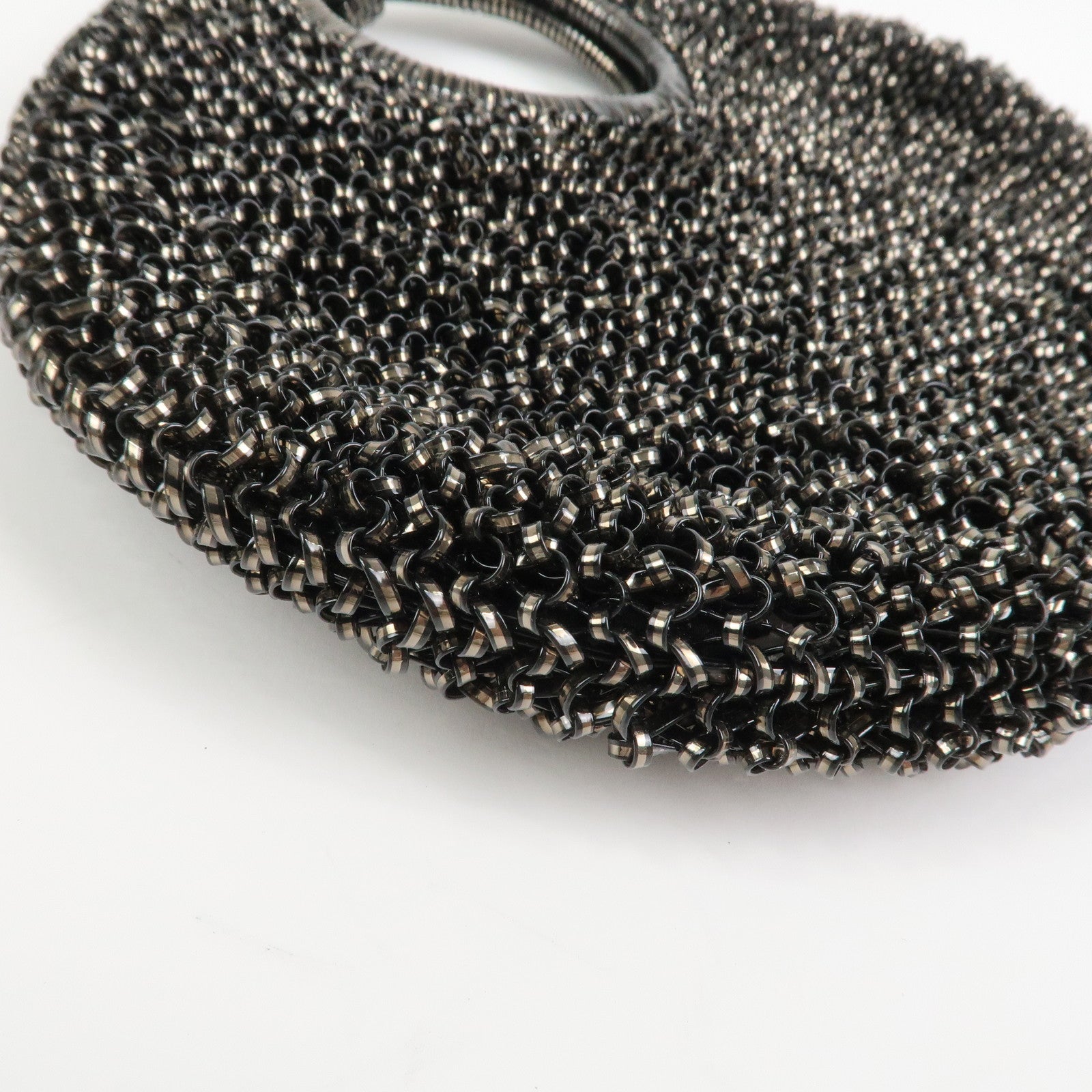 ANTEPRIMA PVC 2Way Chain Hand Bag Shoulder Bag Black