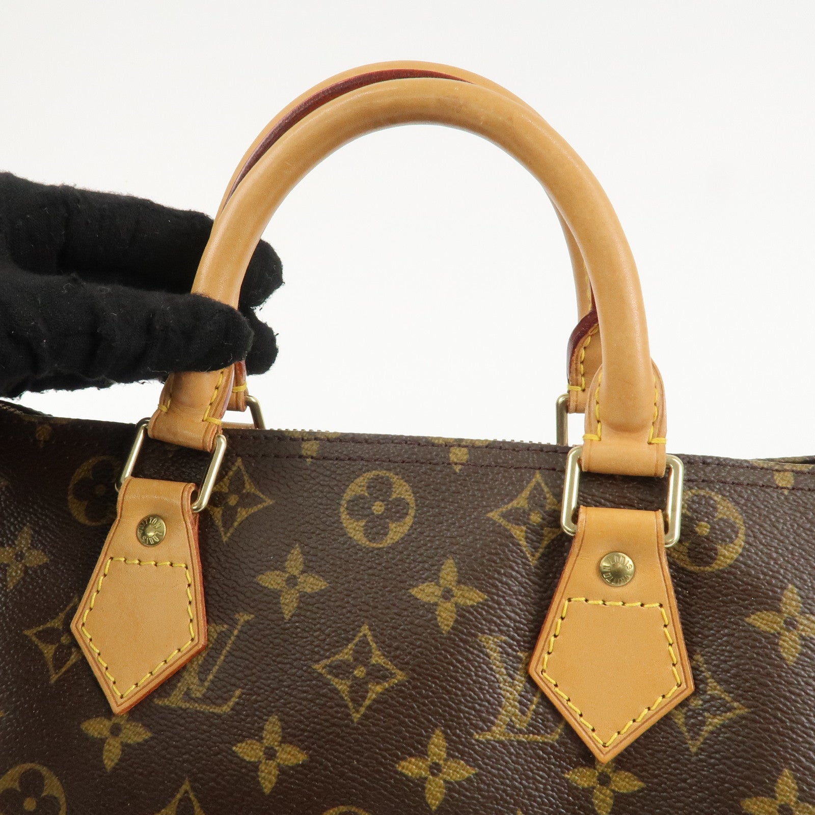 Louis Vuitton Monogram Speedy 30 Hand Bag Boston Bag M41526 Used