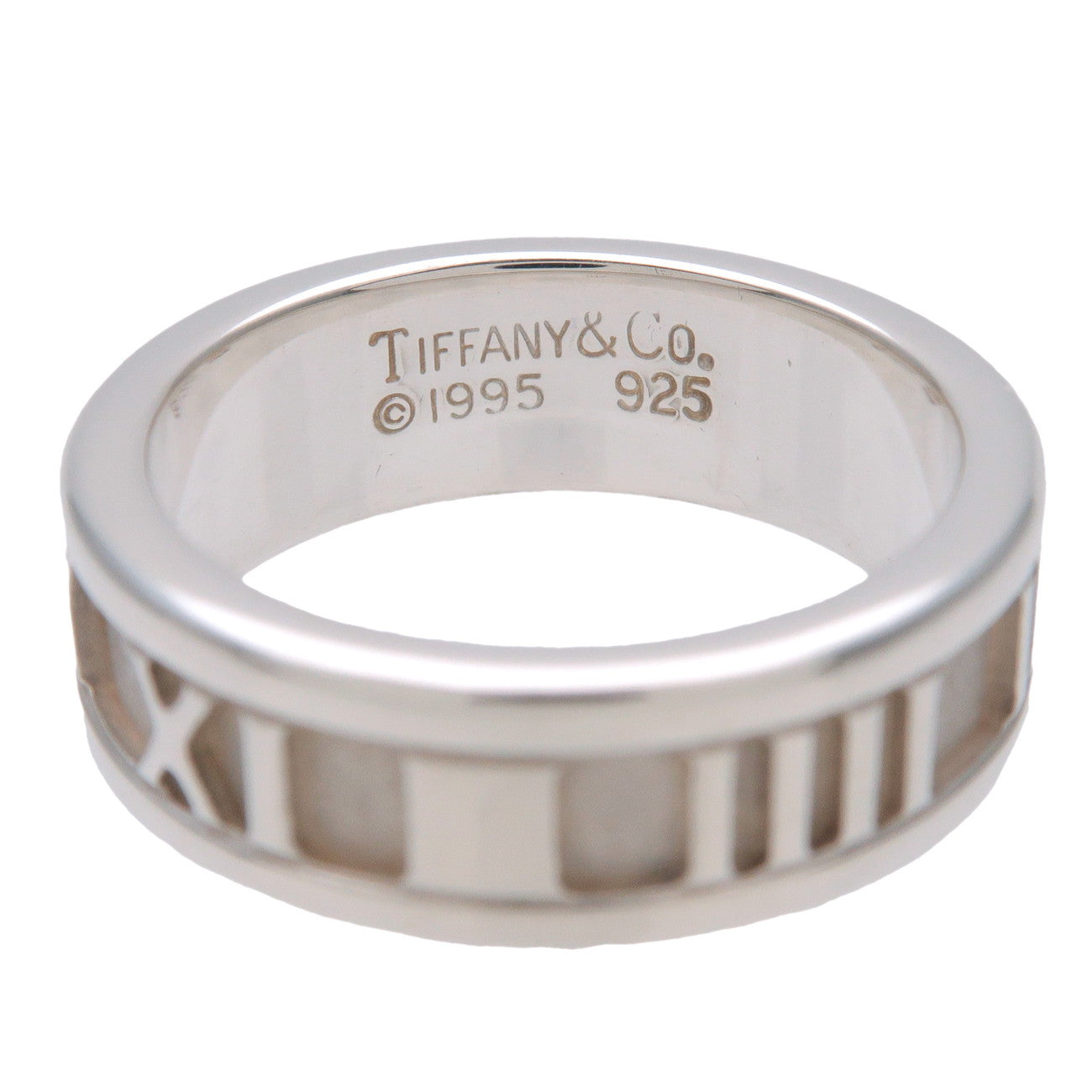 Tiffany & Co Atlas Ring SV925 Silver US4.5-5 EU49 HK10