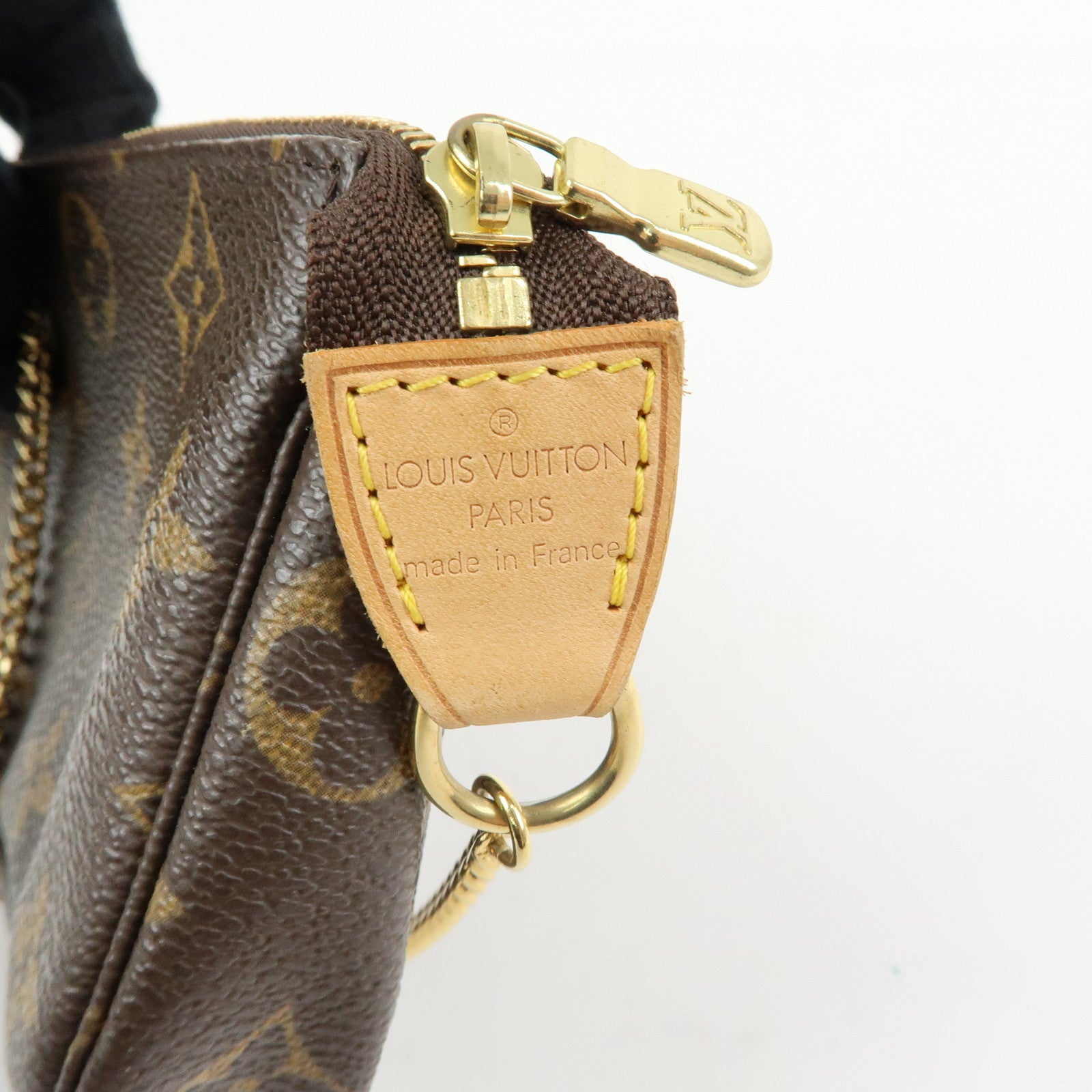 Louis Vuitton Monogram Mini Pochette Accessoires Hand Bag M58009