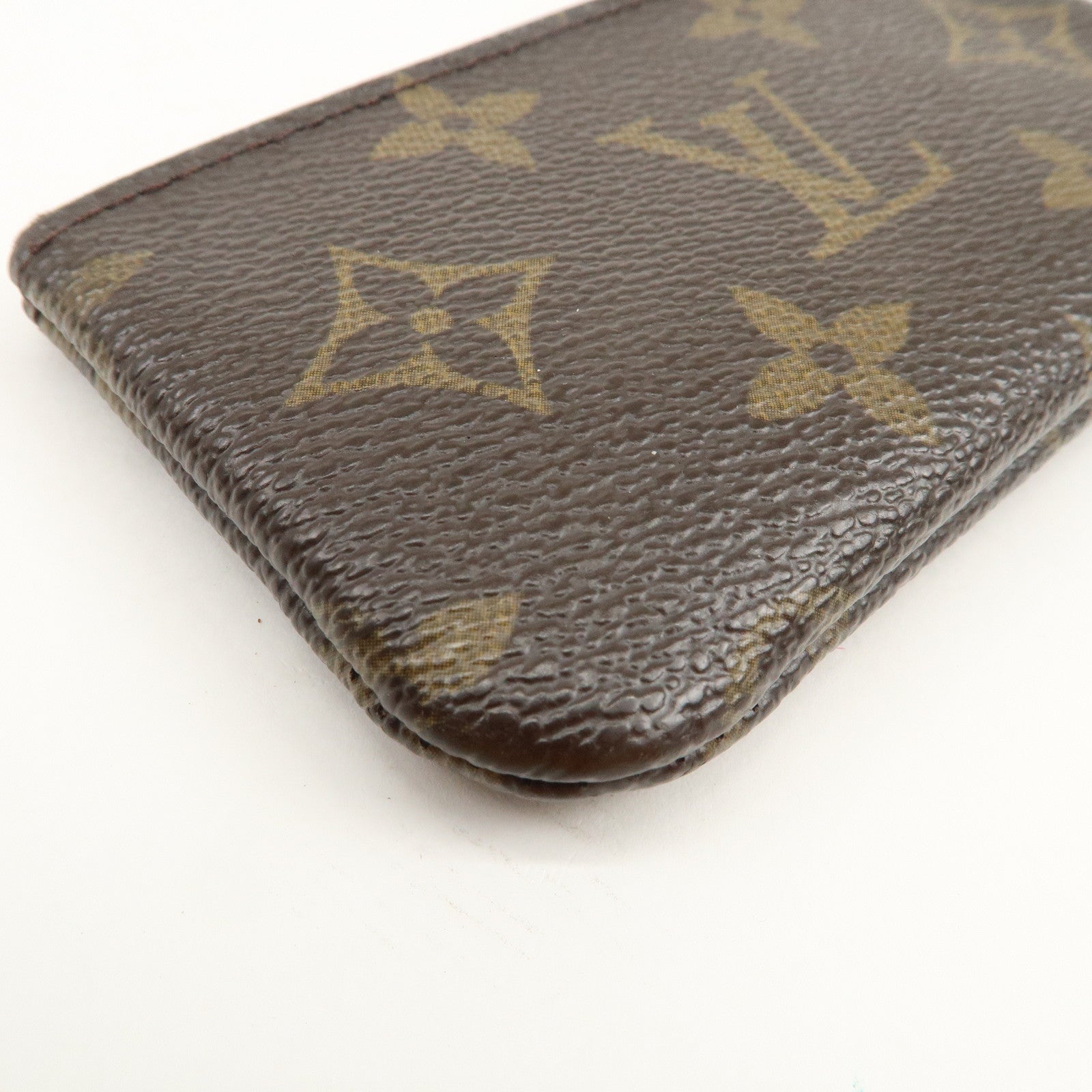 Louis Vuitton Monogram Pochette Cles Coin Case Key Case M62650