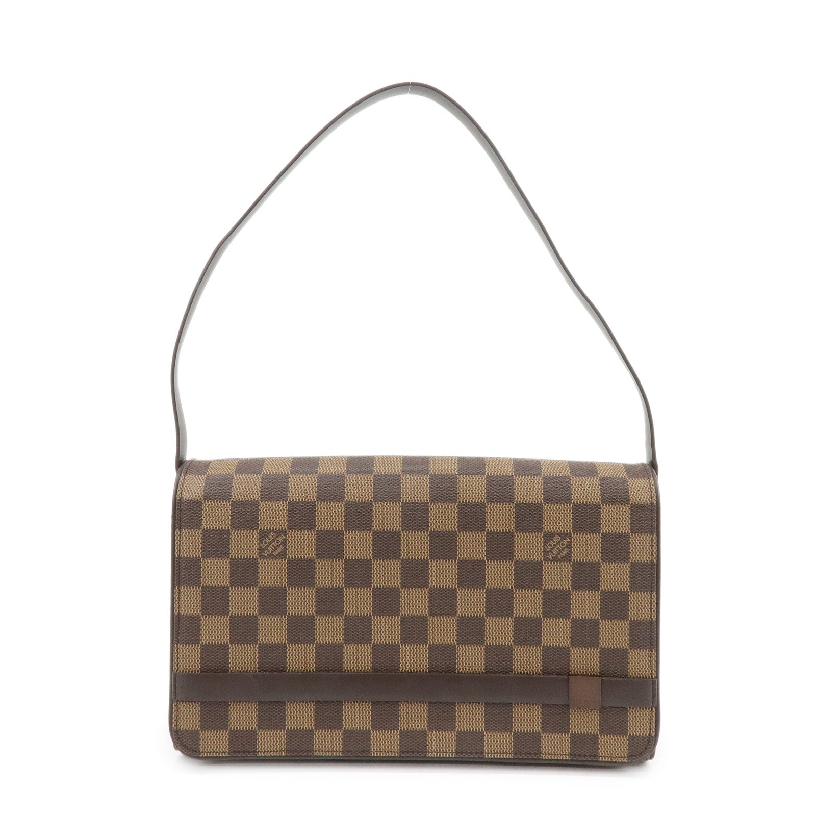 Louis Vuitton Damier Ebene Tribeca Long Shoulder Hand Bag N51160