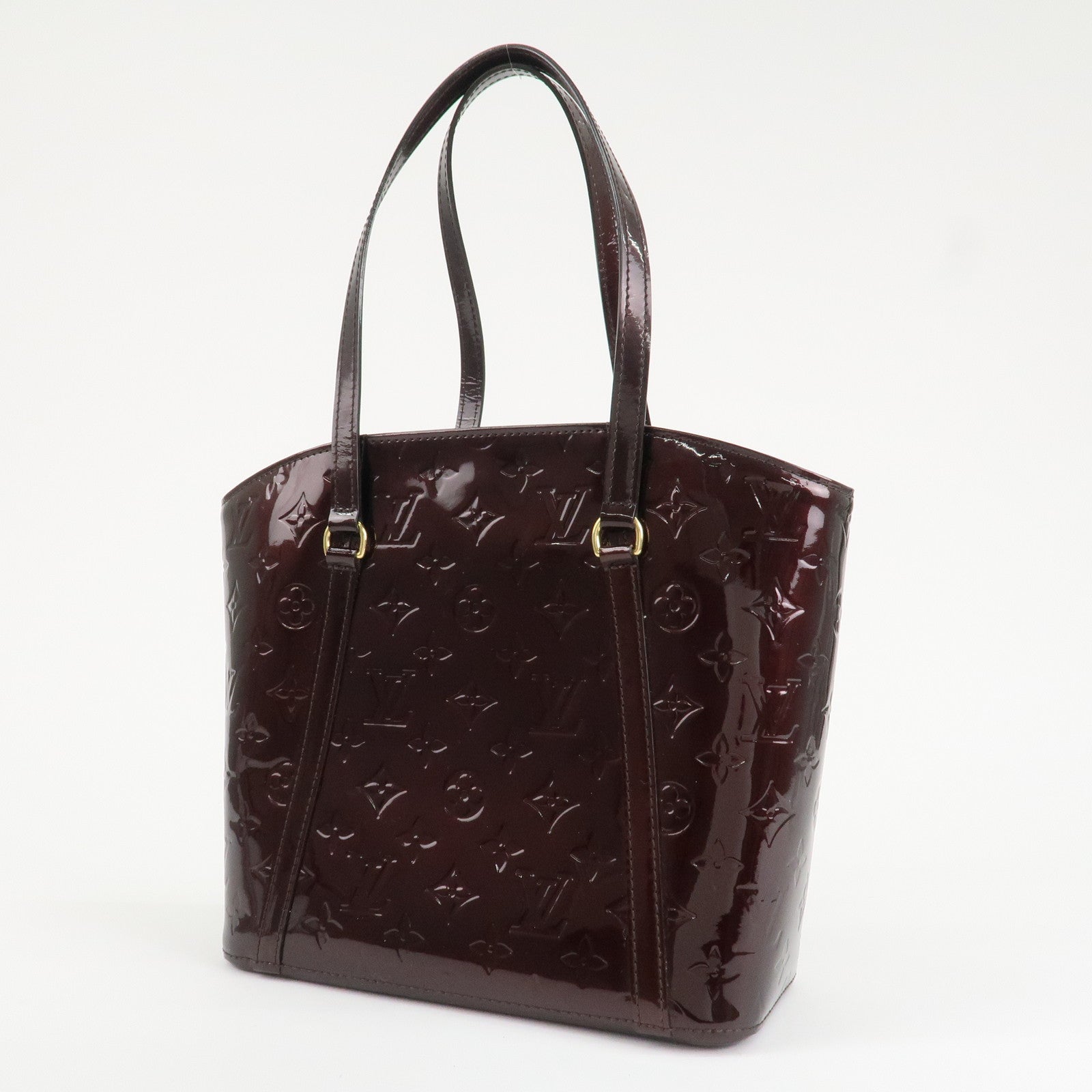 Louis Vuitton Monogram Vernis Avalon MM Tote Bag Amarante M91567 Used