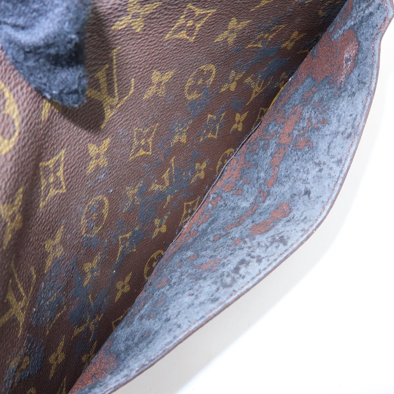 Louis Vuitton Monogram Pochette Homme Clutch Bag Brown M51795