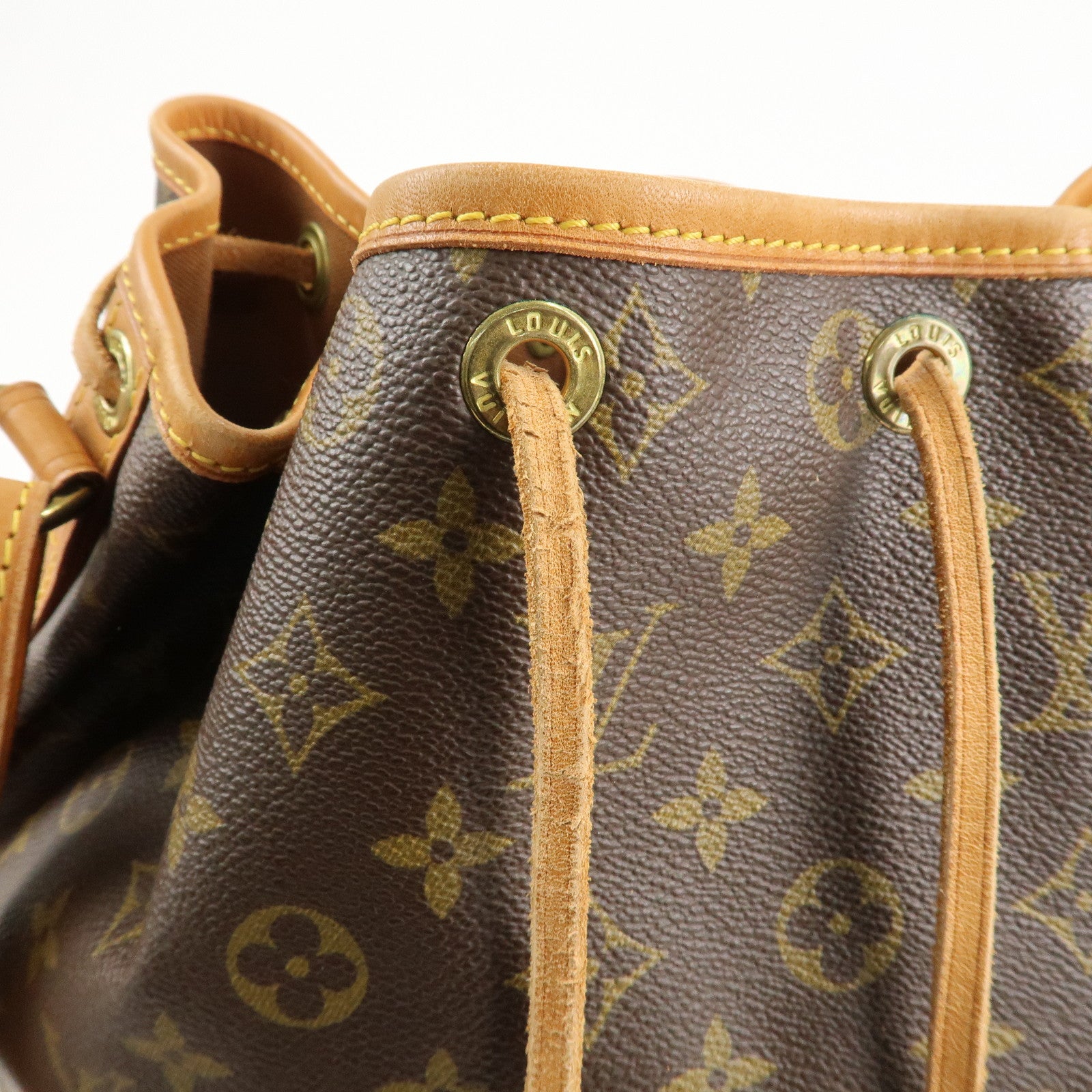 Louis Vuitton Monogram Noe Shoulder Bag Hand Bag Brown M42224 Used