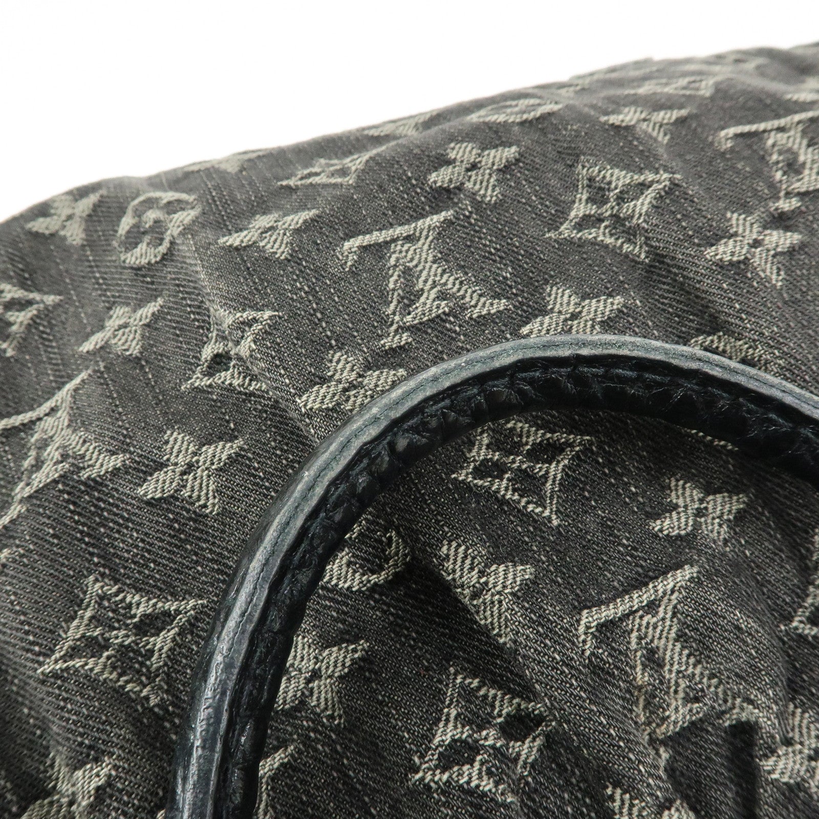 Louis Vuitton Monogram Denim Neo Cabby MM 2Way Bag Noir M95351