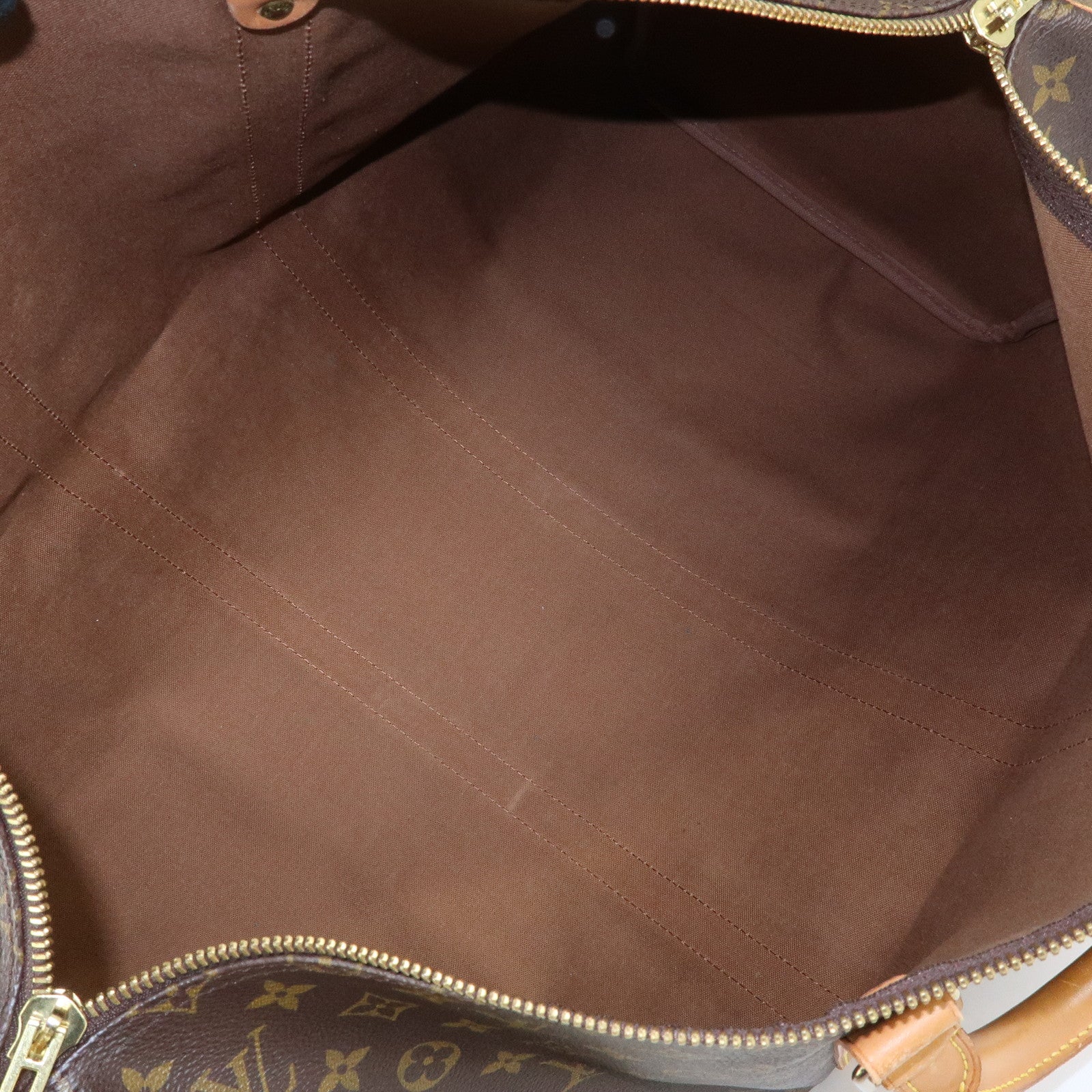 Louis Vuitton Monogram Keep All 55 Boston Bag Brown M41424