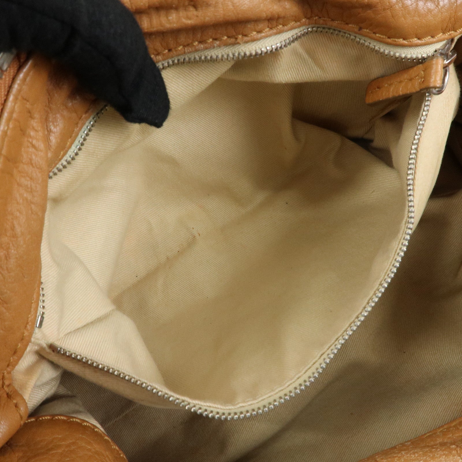 Chloe Paddington Medium Leather Hand Bag Shoulder Bag Brown