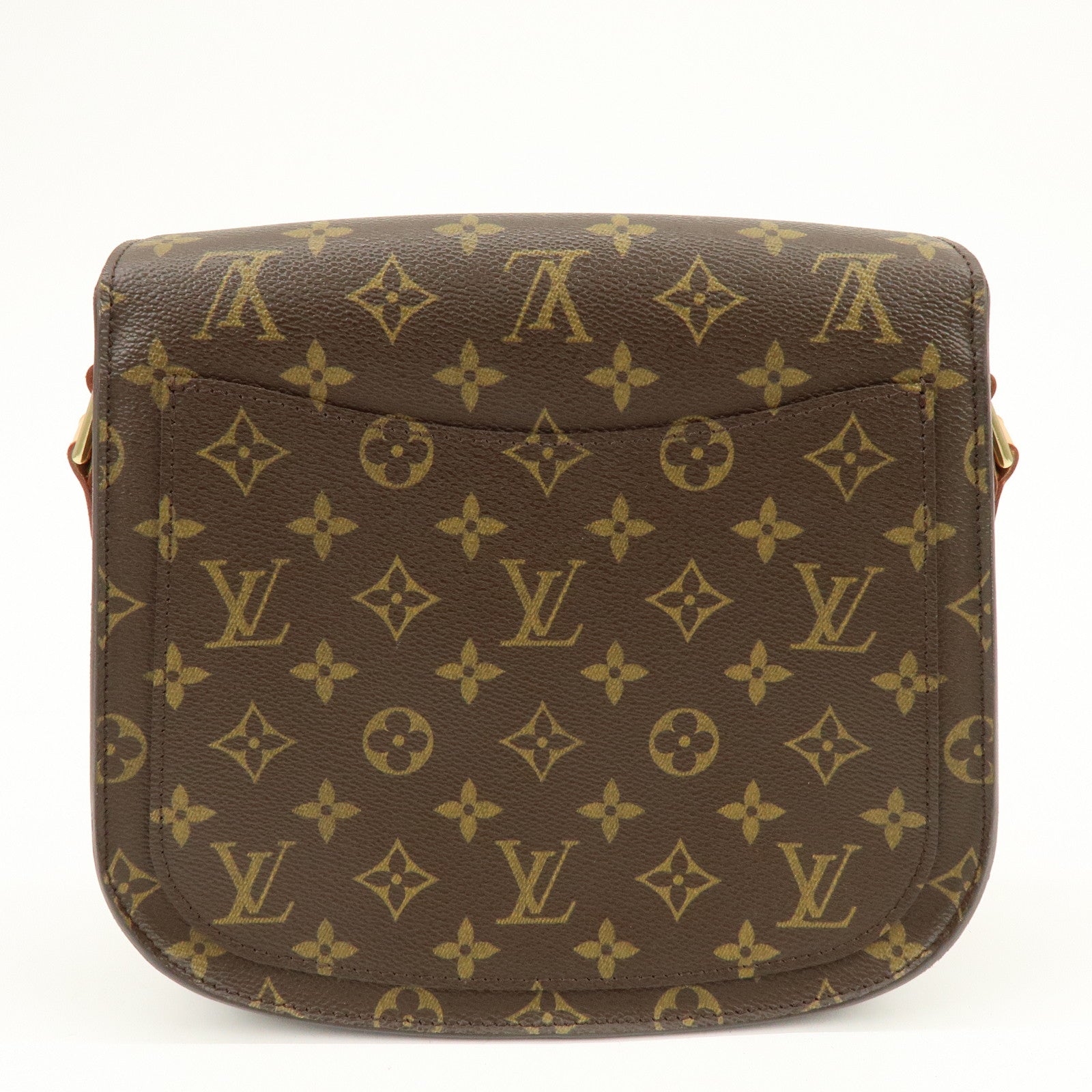 Louis Vuitton Monogram Saint Cloud GM Shoulder Bag Brown M51242