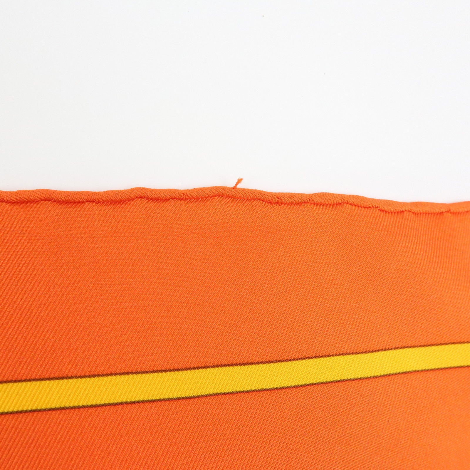 HERMES Carre 90 Silk 100% Scarf IN SALZBURG Orange Gold Brown