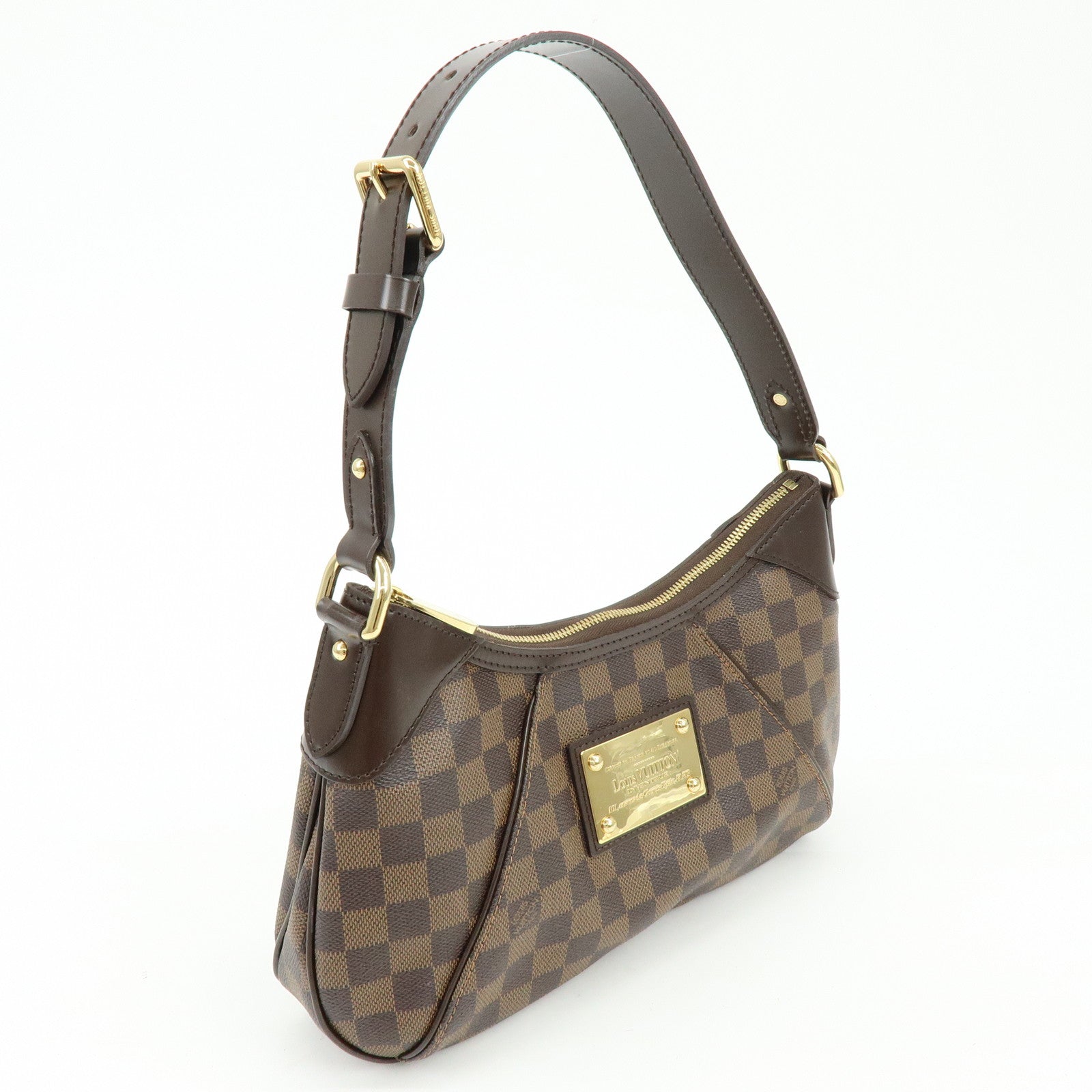 Louis Vuitton Damier Ebene Thames PM Shoulder Bag Hand Bag N48180