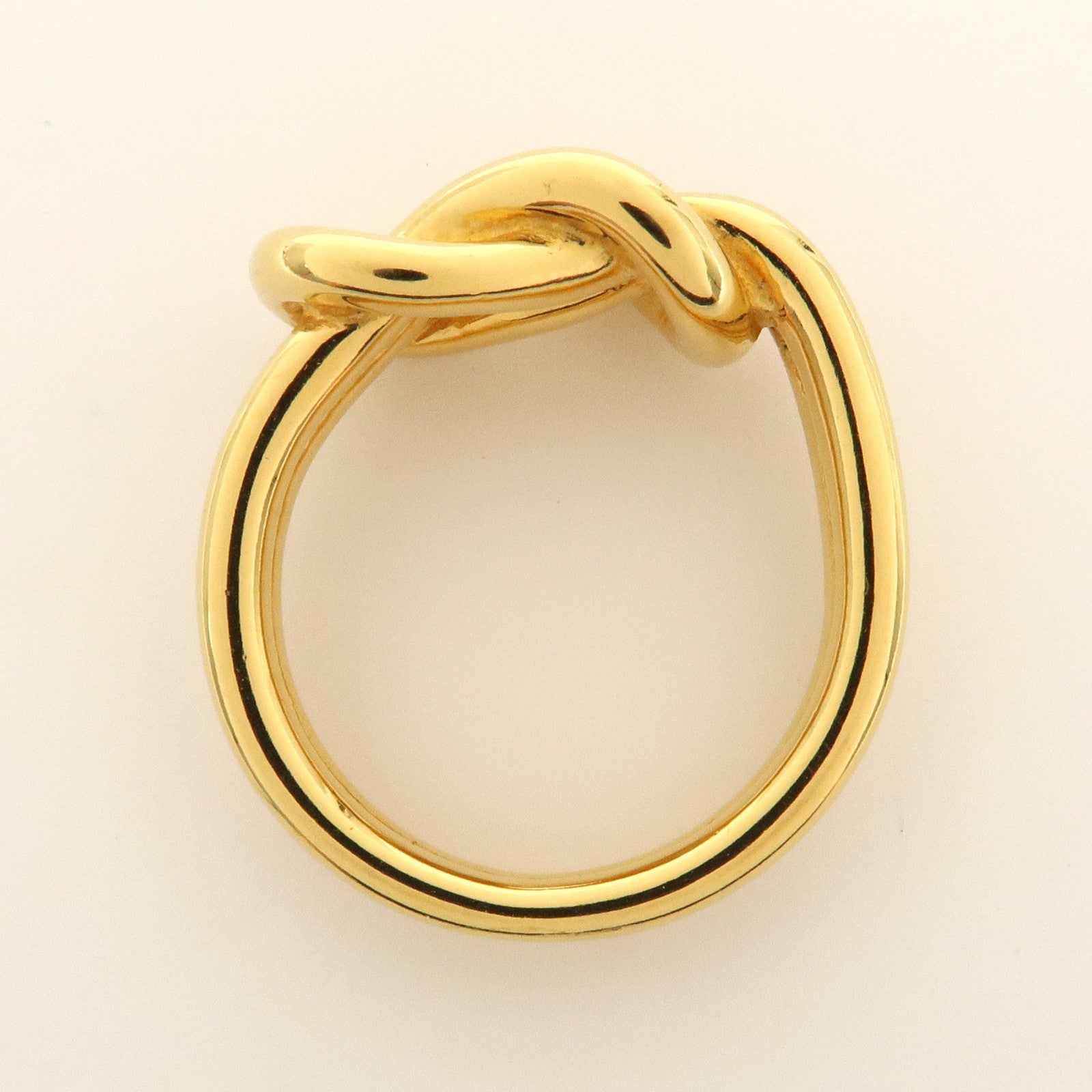 HERMES Atame Metal Scarf Ring Scarf Charm Gold