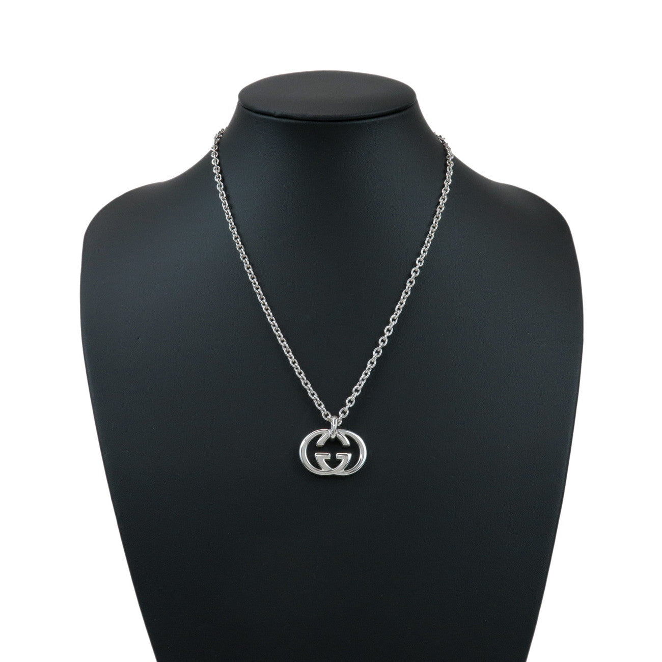 GUCCI Interlocking G Chain Necklace SV925 Silver