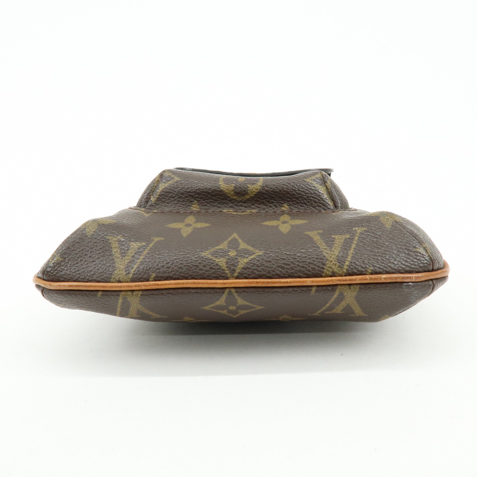 Louis Vuitton Monogram Partition Pouch Wristlet Bag Brown M51901