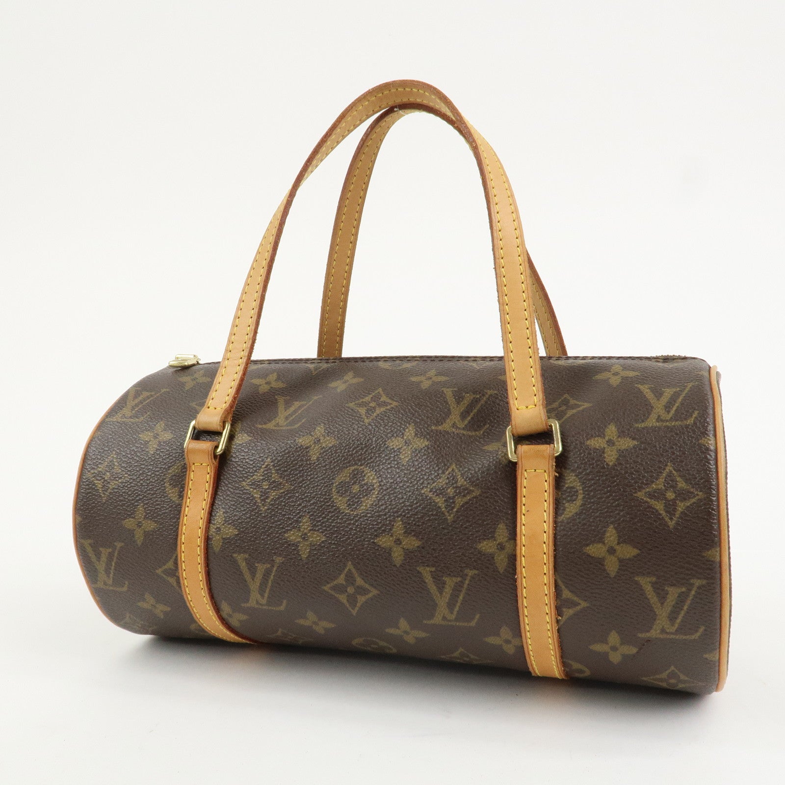 Louis Vuitton Monogram Papillon 26 Hand Bag New Style Brown M51386