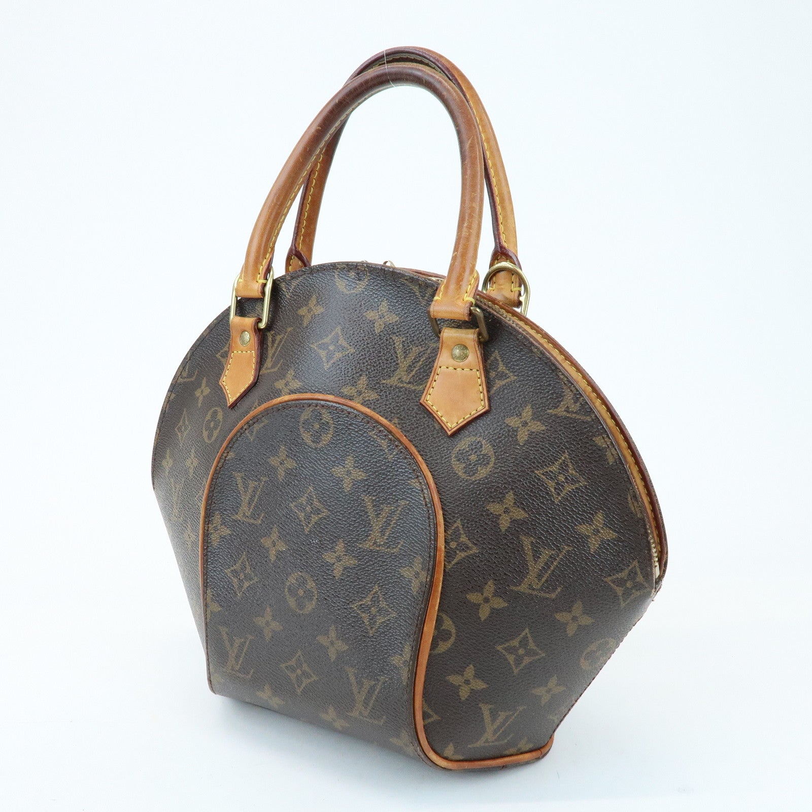 Louis Vuitton Monogram Ellipse PM Hand Bag Brown M51127