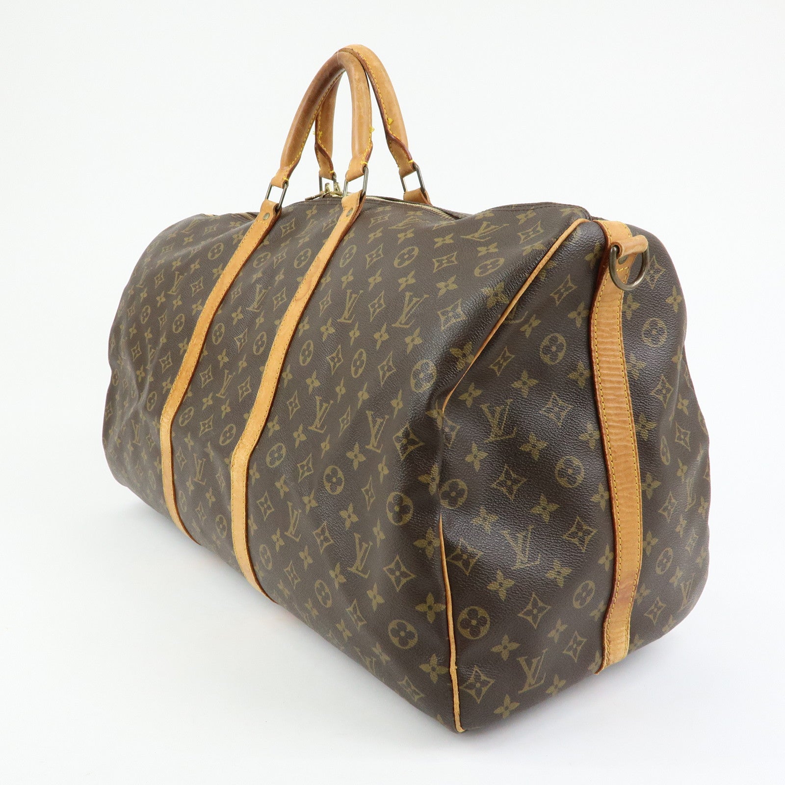 Louis Vuitton Monogram Keep All Bandouliere 60 Boston Bag M41412