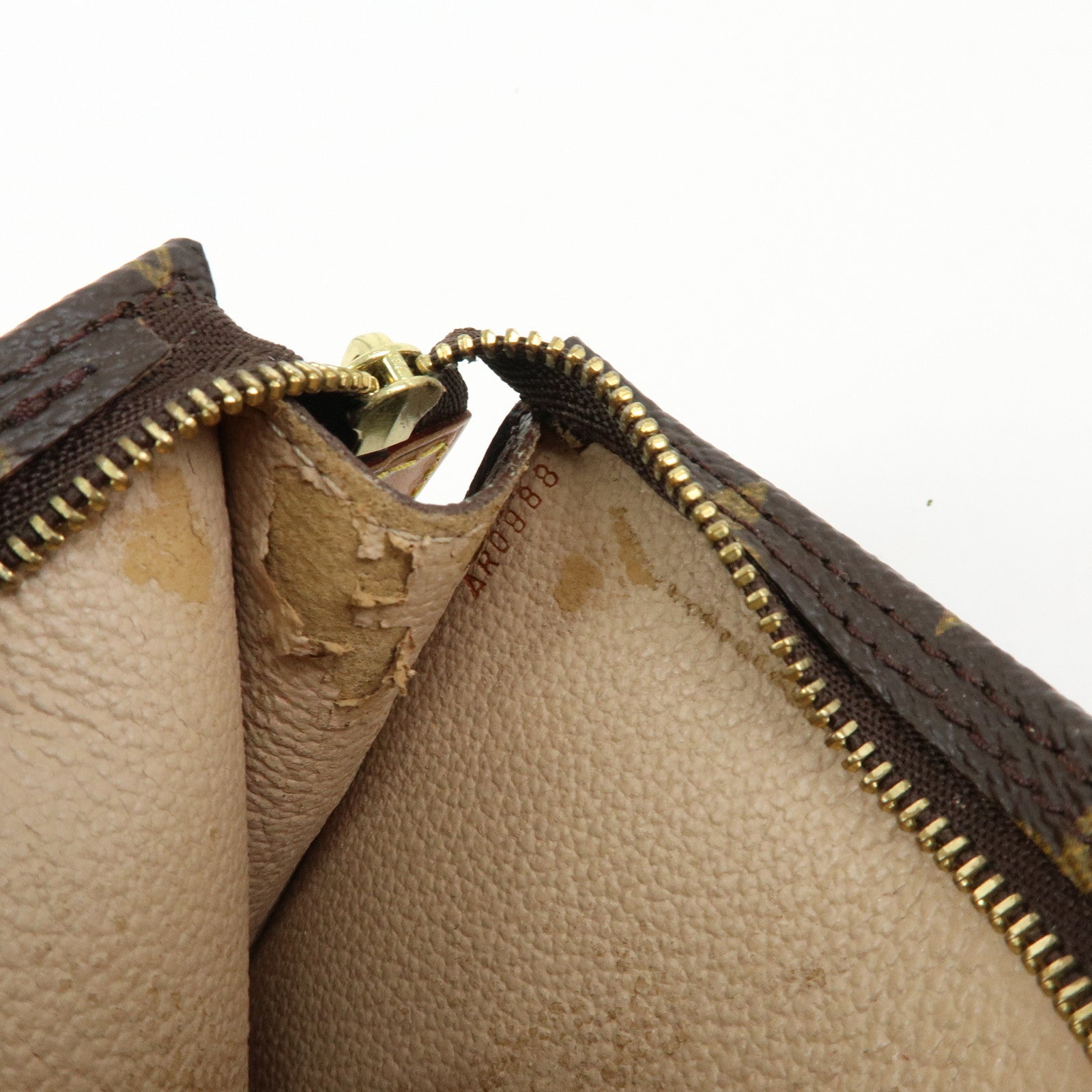 Louis Vuitton Set of 2 Monogram Canvas Bucket PM Pouch Brown